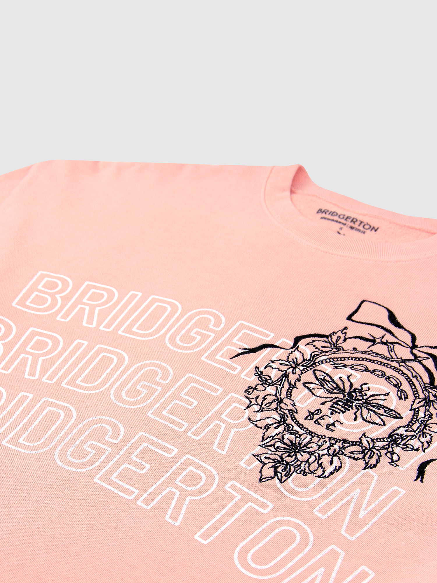 Bridgerton x Girl Knew York Pink Sweatshirt