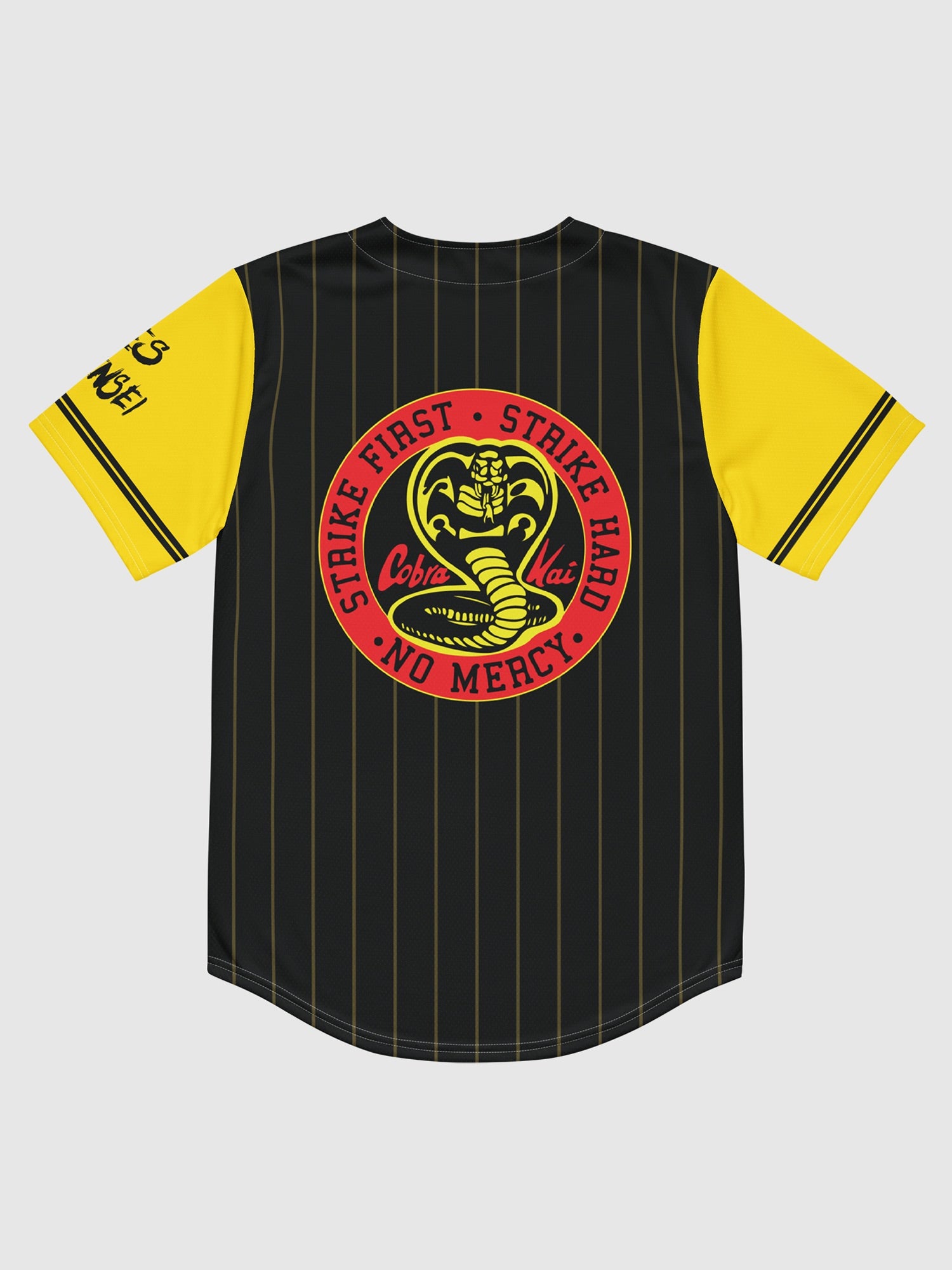 Cobra Kai Strike First Baseball Jersey