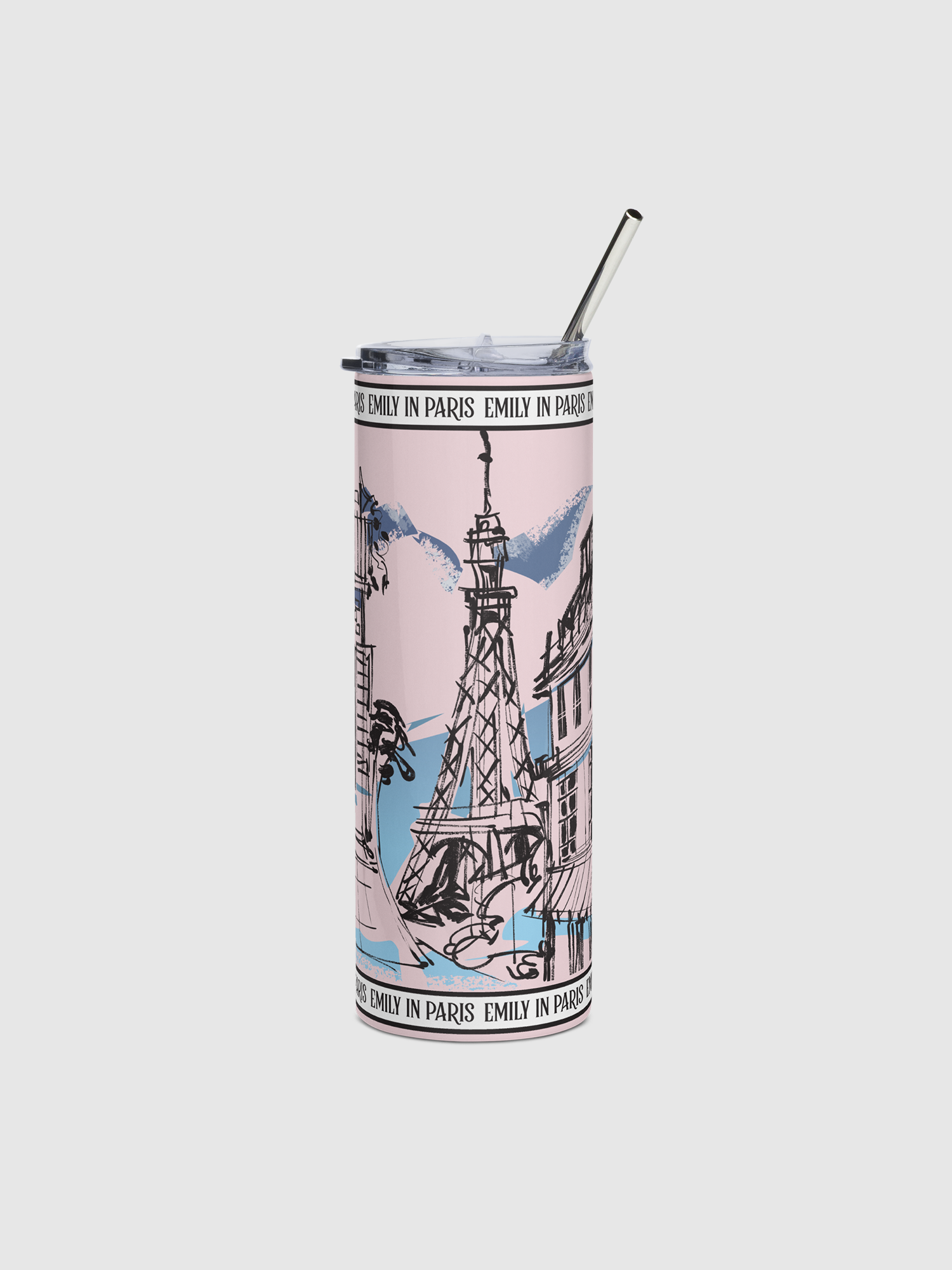 Emily in Paris Skinny Tumbler
