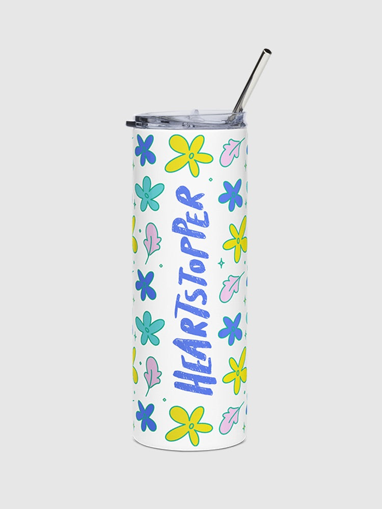 Heartstopper Floral 20 oz. Stainless Steel Tumbler