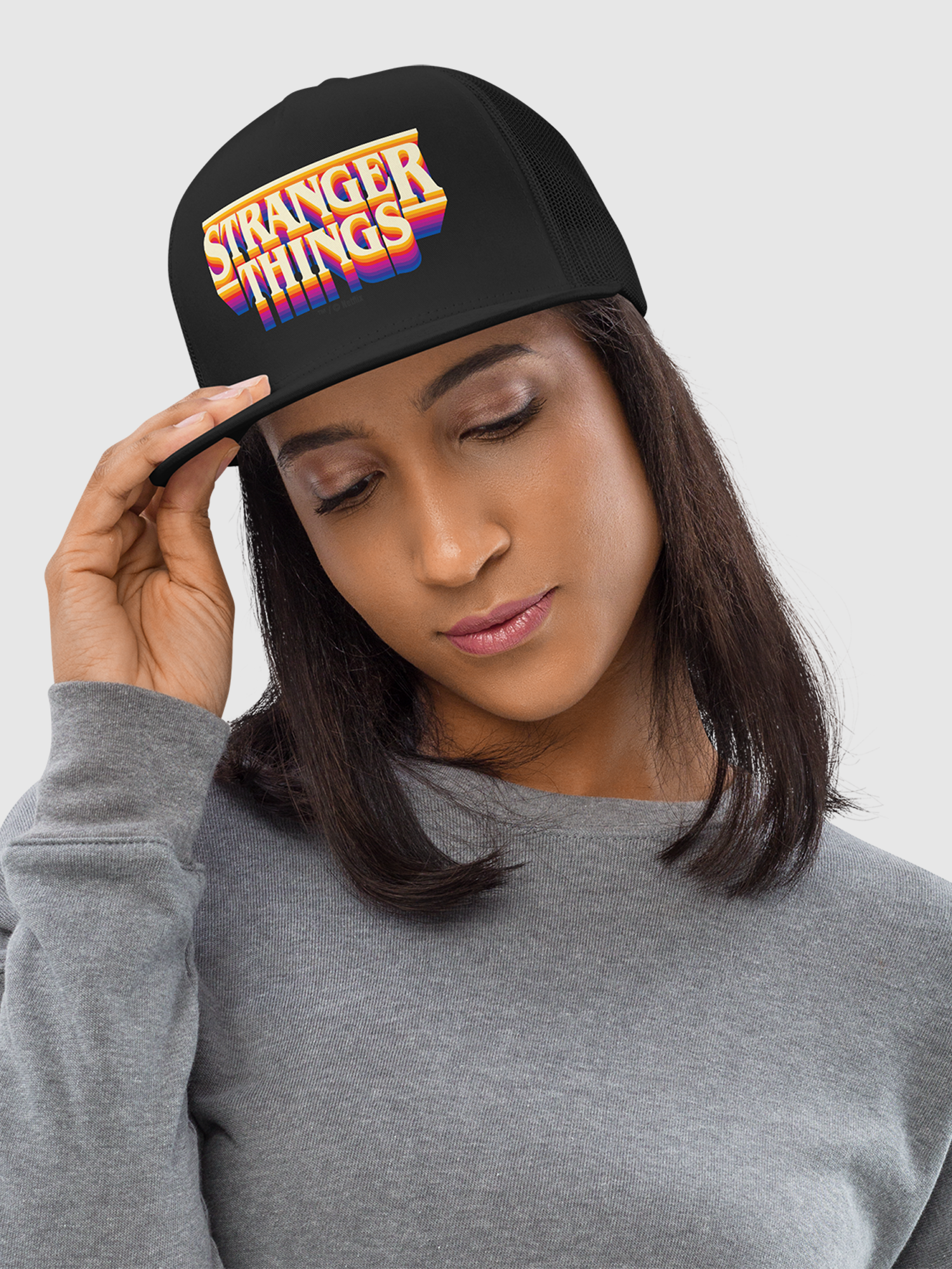 Stranger Things Logo Trucker Hat