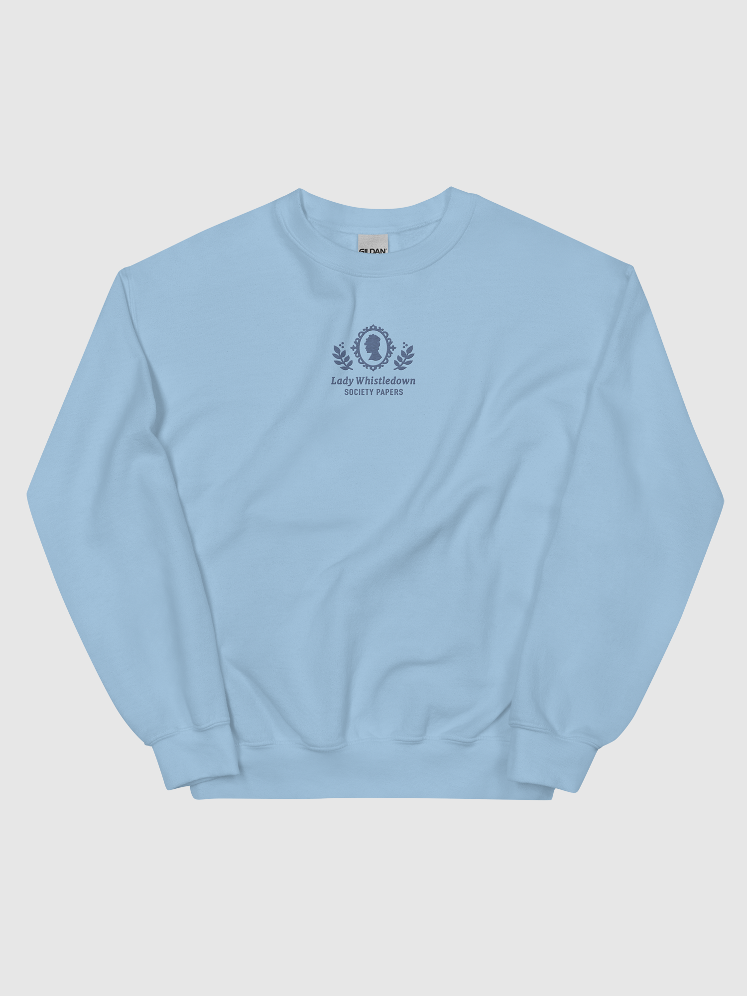 Bridgerton Lady Whistledown Embroidered Crewneck Sweatshirt