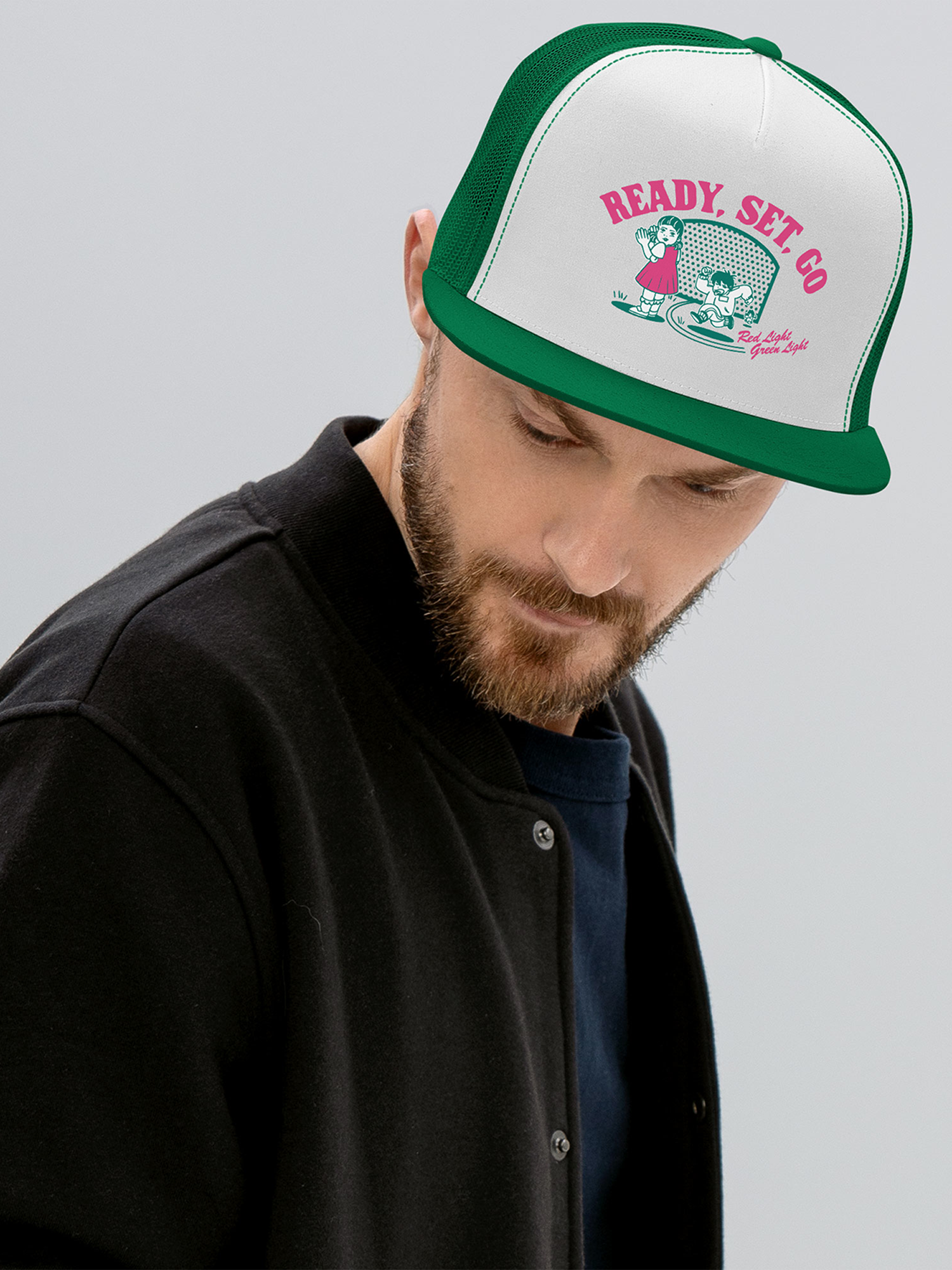Squid Game Ready, Set, Go Trucker Hat