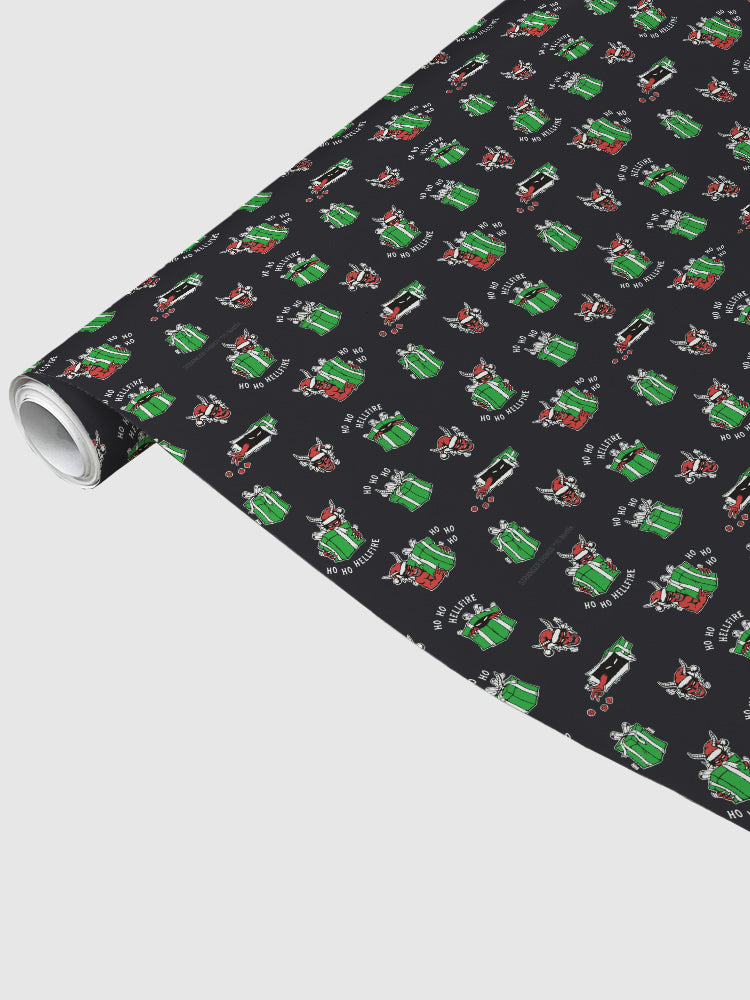 Hellfire Club Ho Ho Hellfire Wrapping Paper