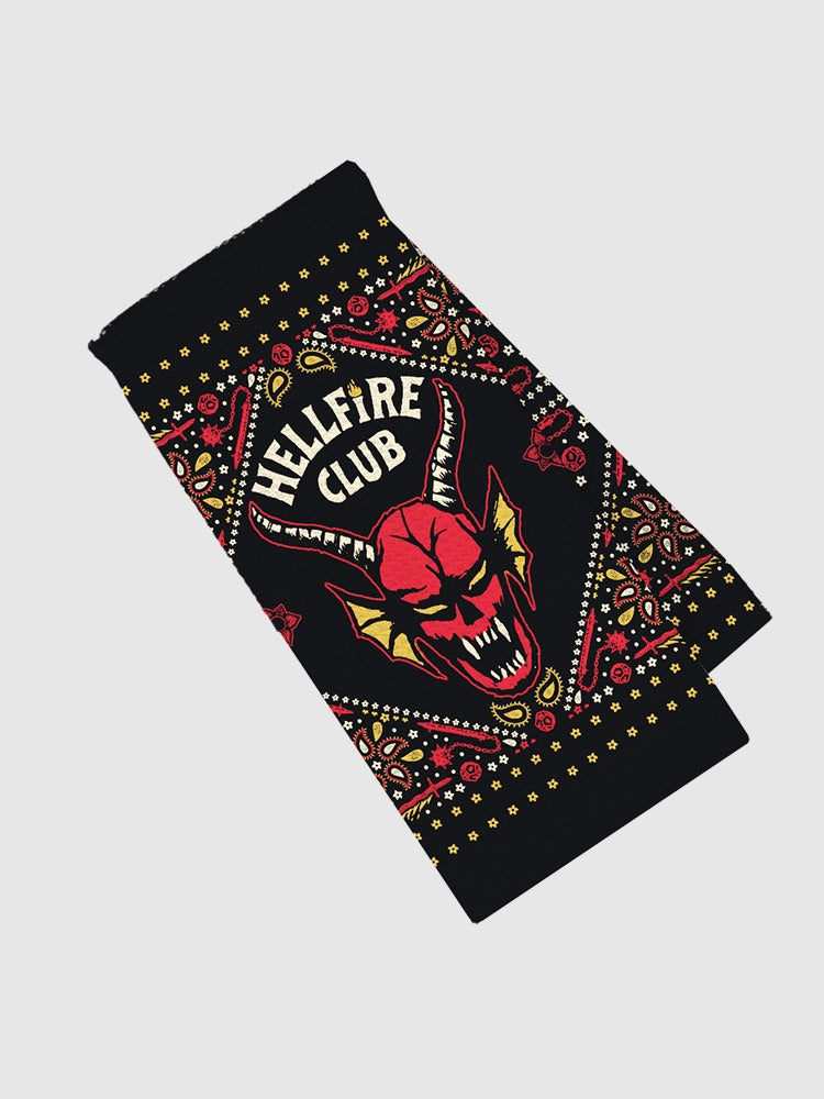 Hellfire Club Pattern Kitchen Towel