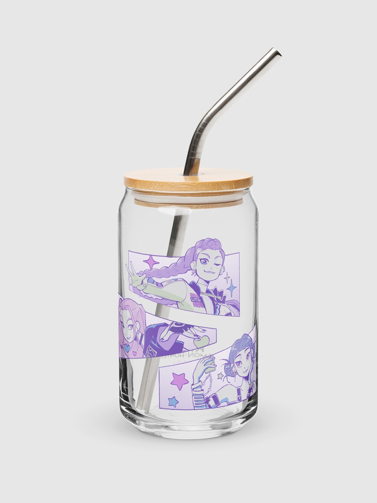 KPop Demon Hunters Huntrix Can-Shaped Glass