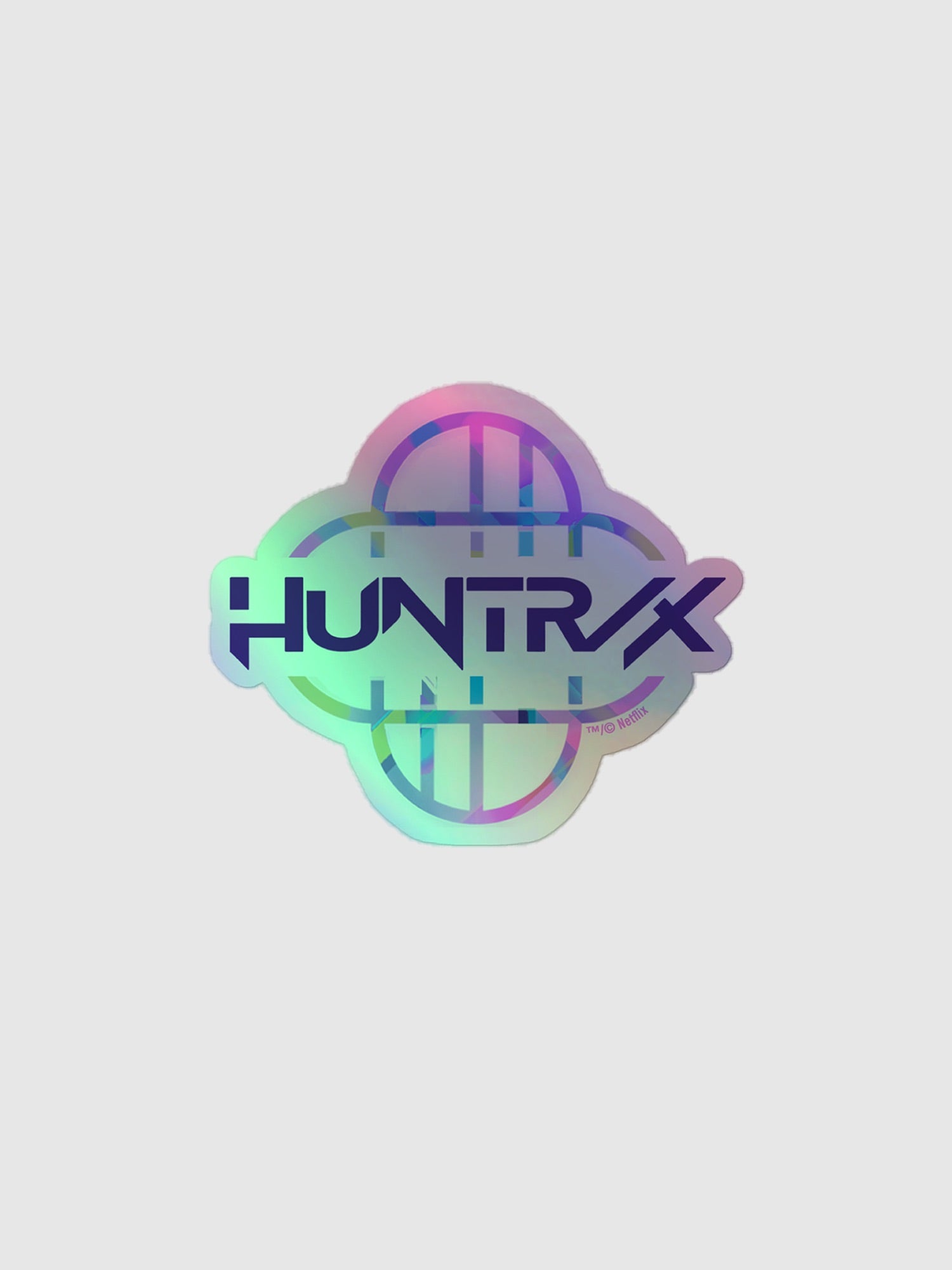 KPop Demon Hunters Huntrix Logo Holographic Sticker
