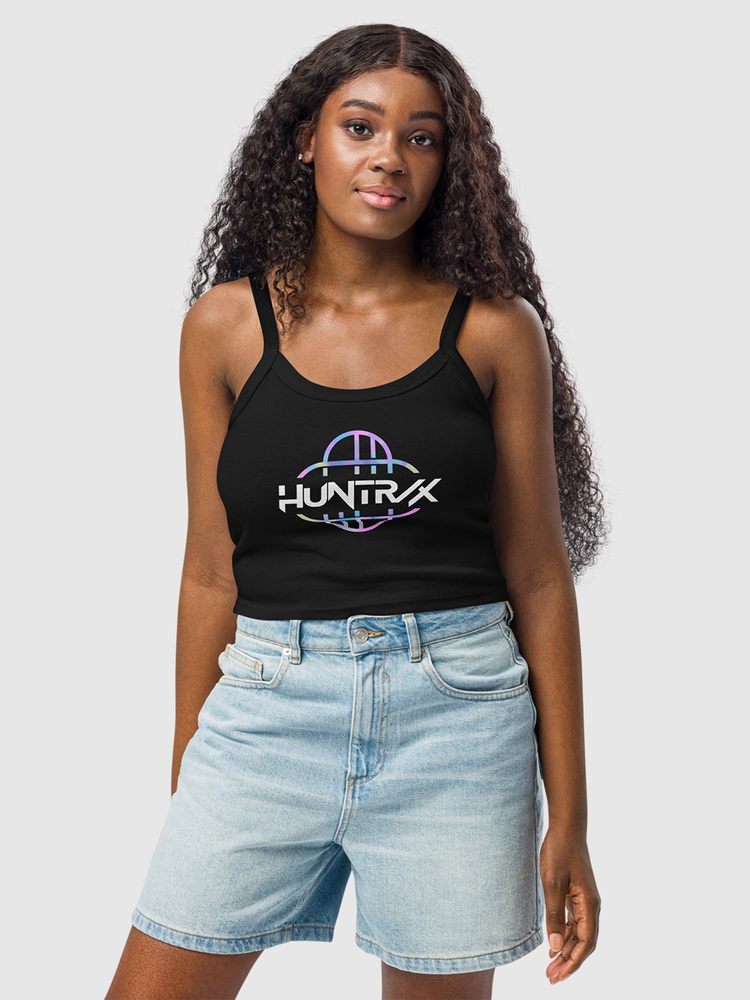 KPop Demon Hunters Huntrix Logo Women's Micro-Rib Tank Top