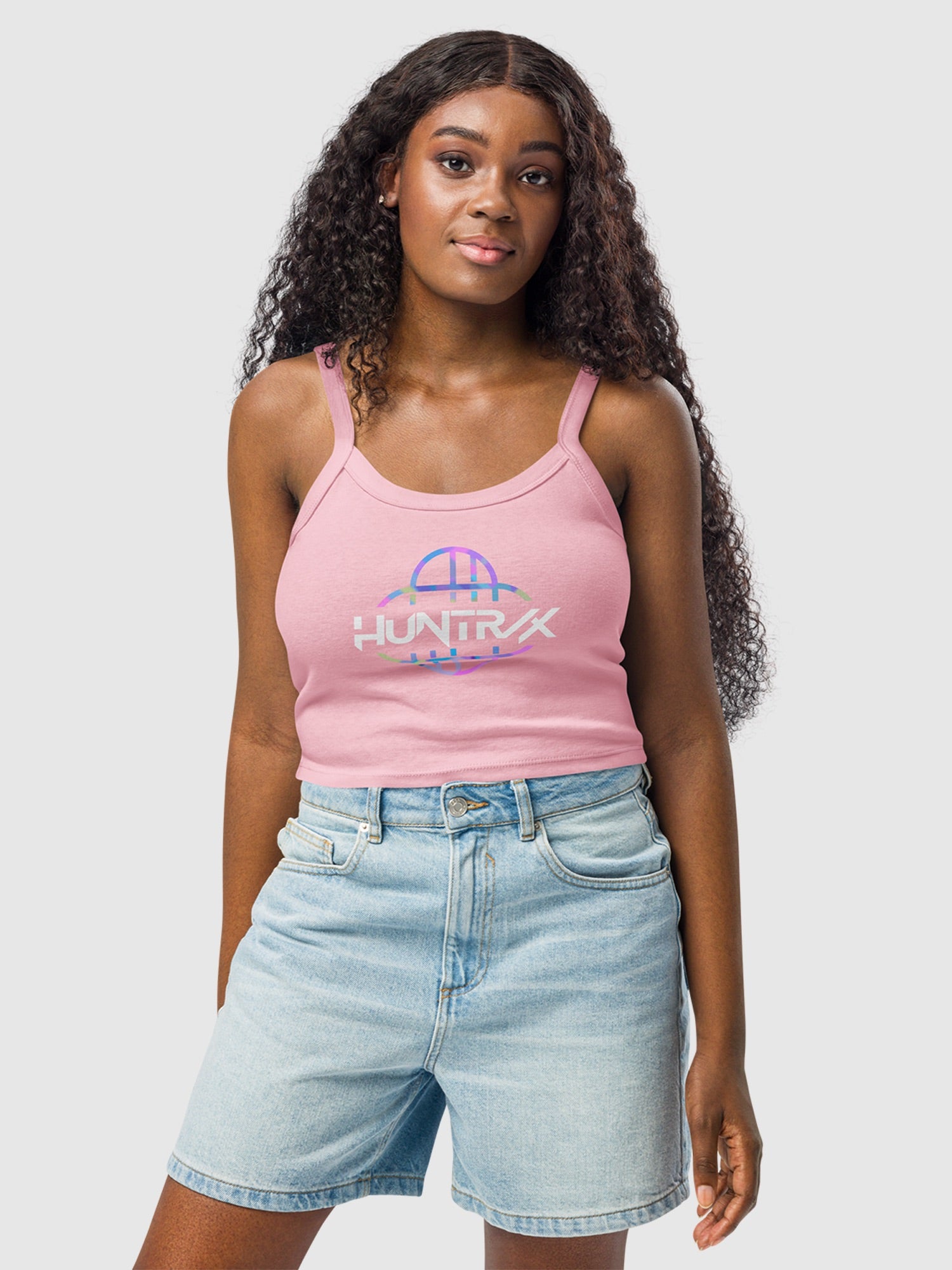 KPop Demon Hunters Huntrix Logo Women's Micro-Rib Tank Top