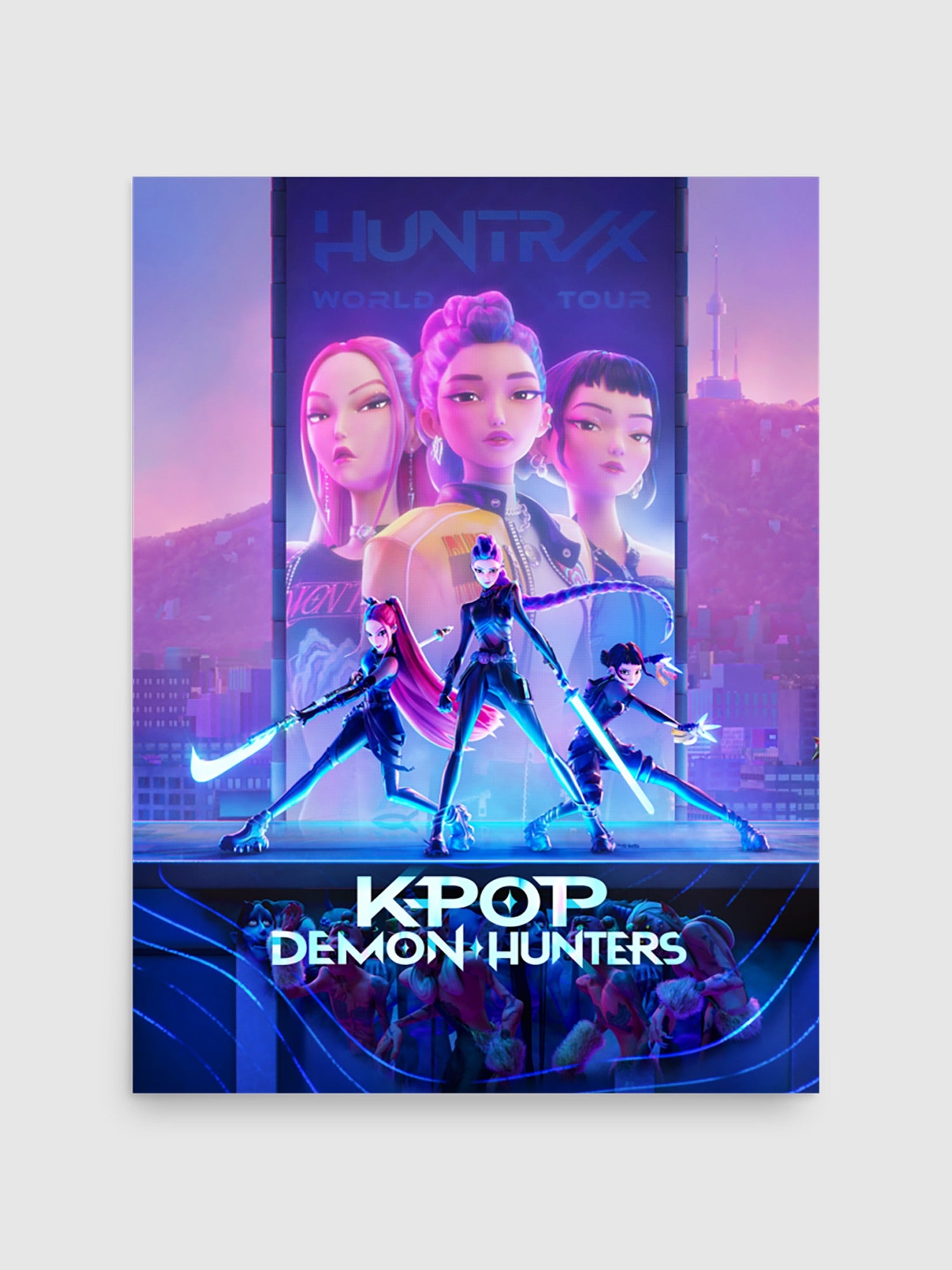 KPop Demon Hunters Movie Premium Poster