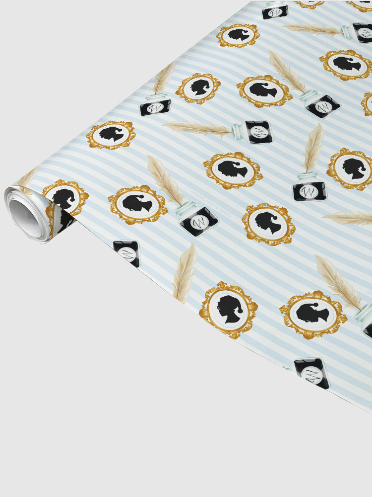 Lady Whistledown Pattern Wrapping Paper