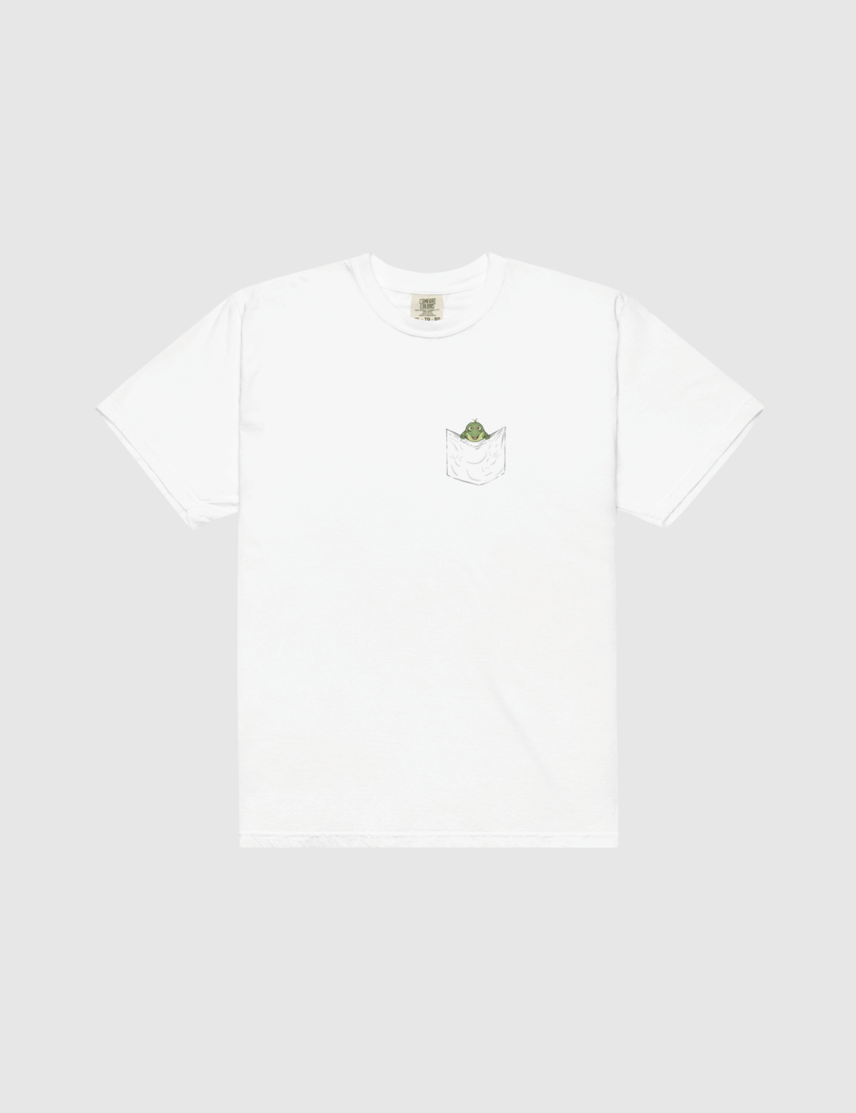 Leo Pocket Unisex T-Shirt [White]