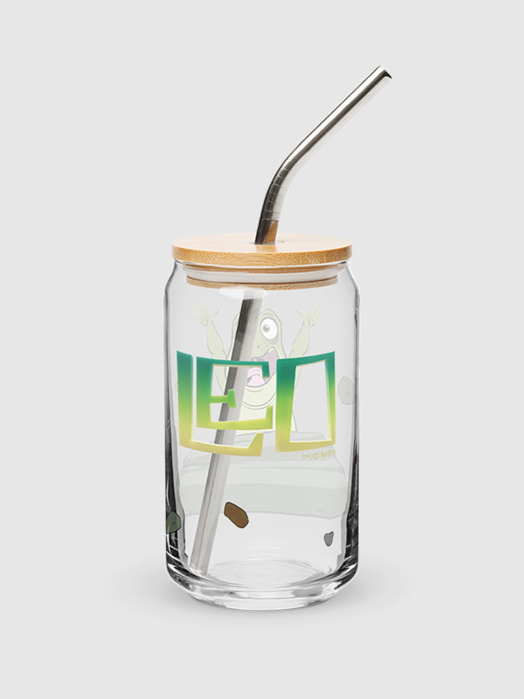 Leo Rock 16 oz. Can Shaped Glass