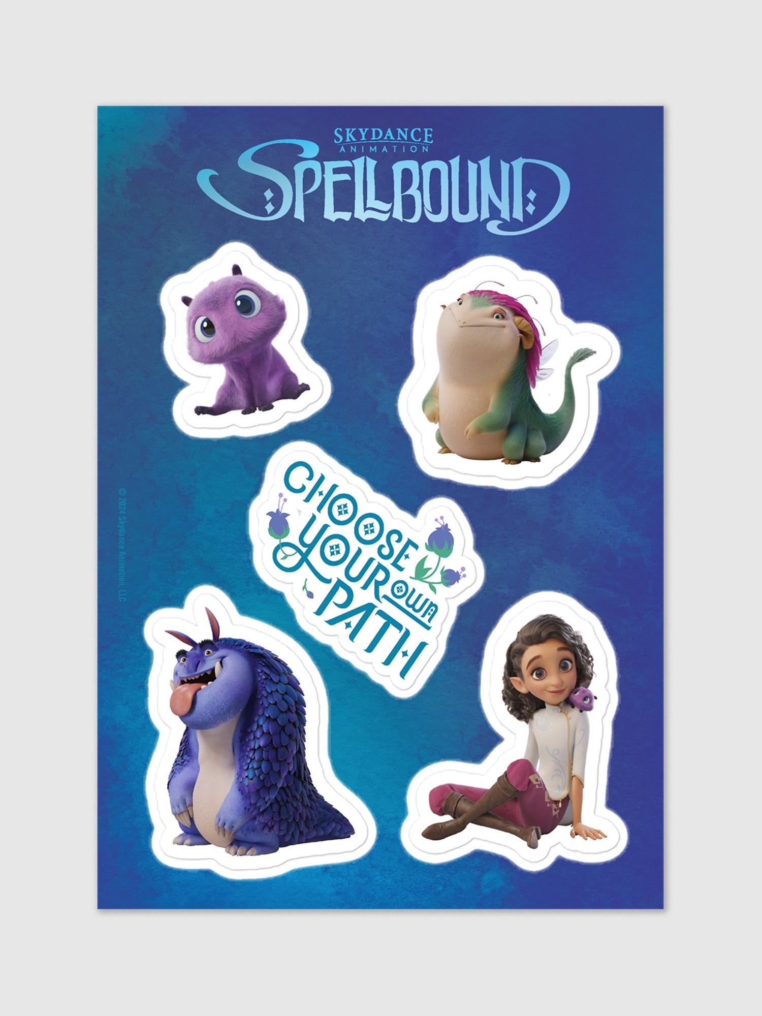 Spellbound Characters Sticker Sheet