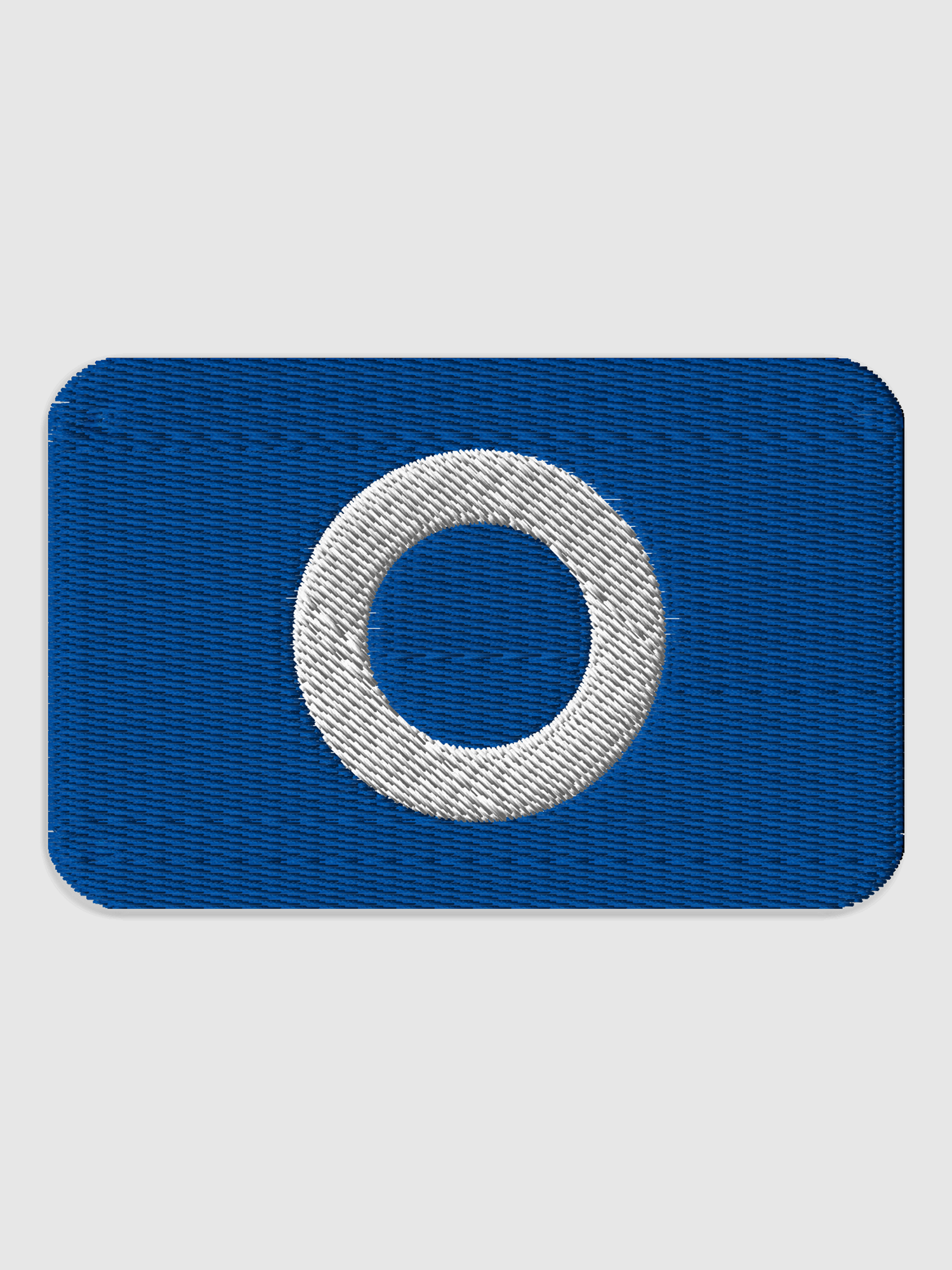 Squid Game Blue O Embroidered Patch