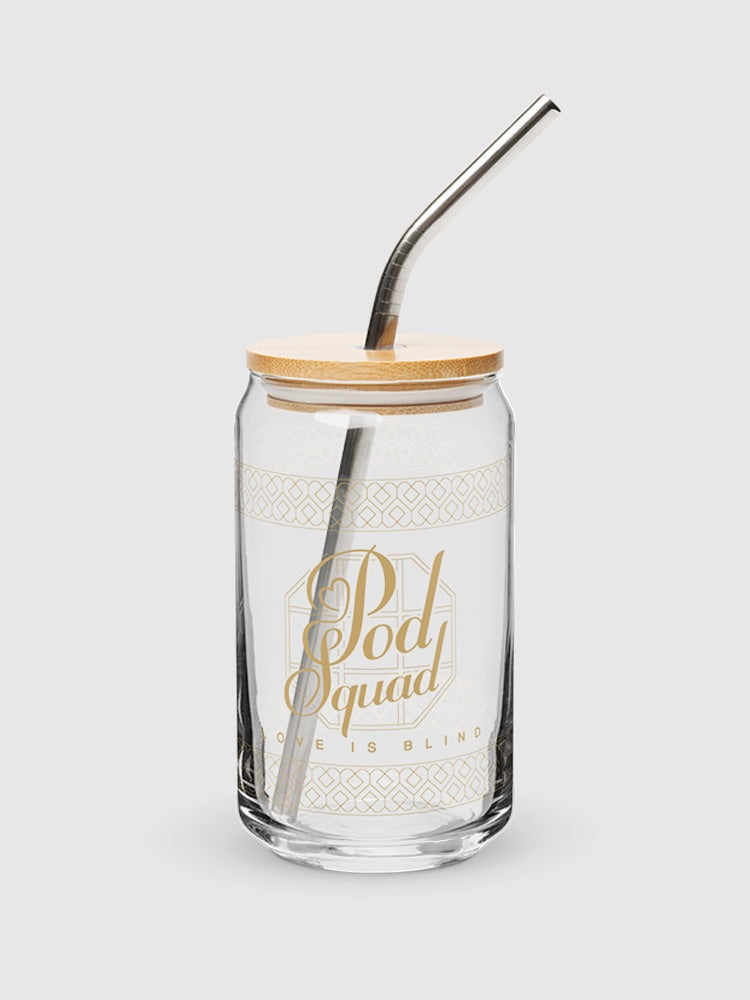 Love is Blind Pod Squad 16 oz. Can Shaped Glass