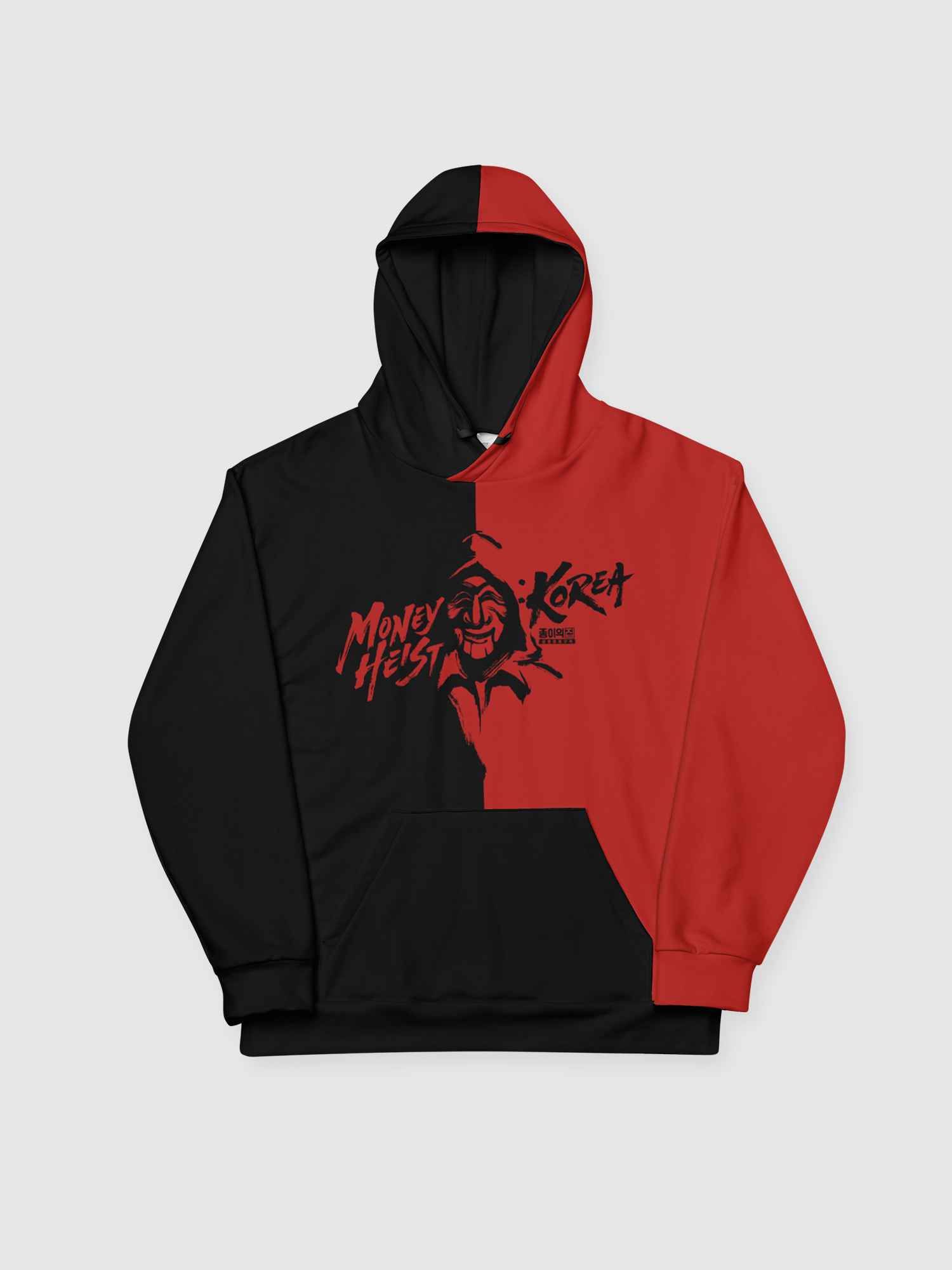Money Heist: Korea AOP Hoodie  [Red/Black]