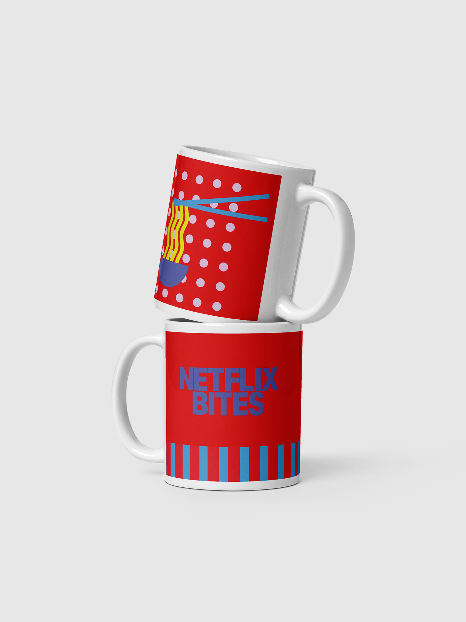 Netflix Bites Exclusive Glossy Mug - Noodles