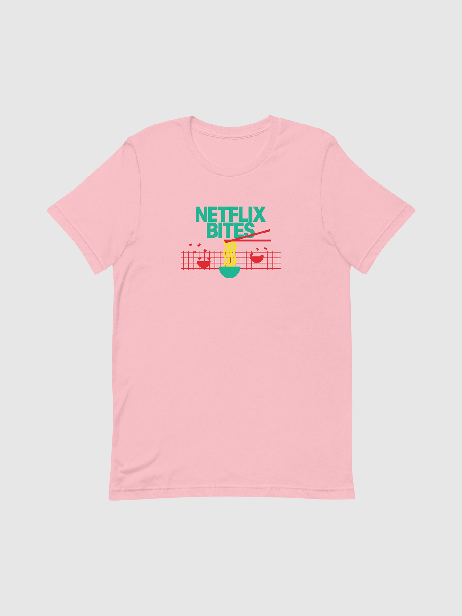 Netflix Bites Exclusive Noodles Unisex T-Shirt [Pink]