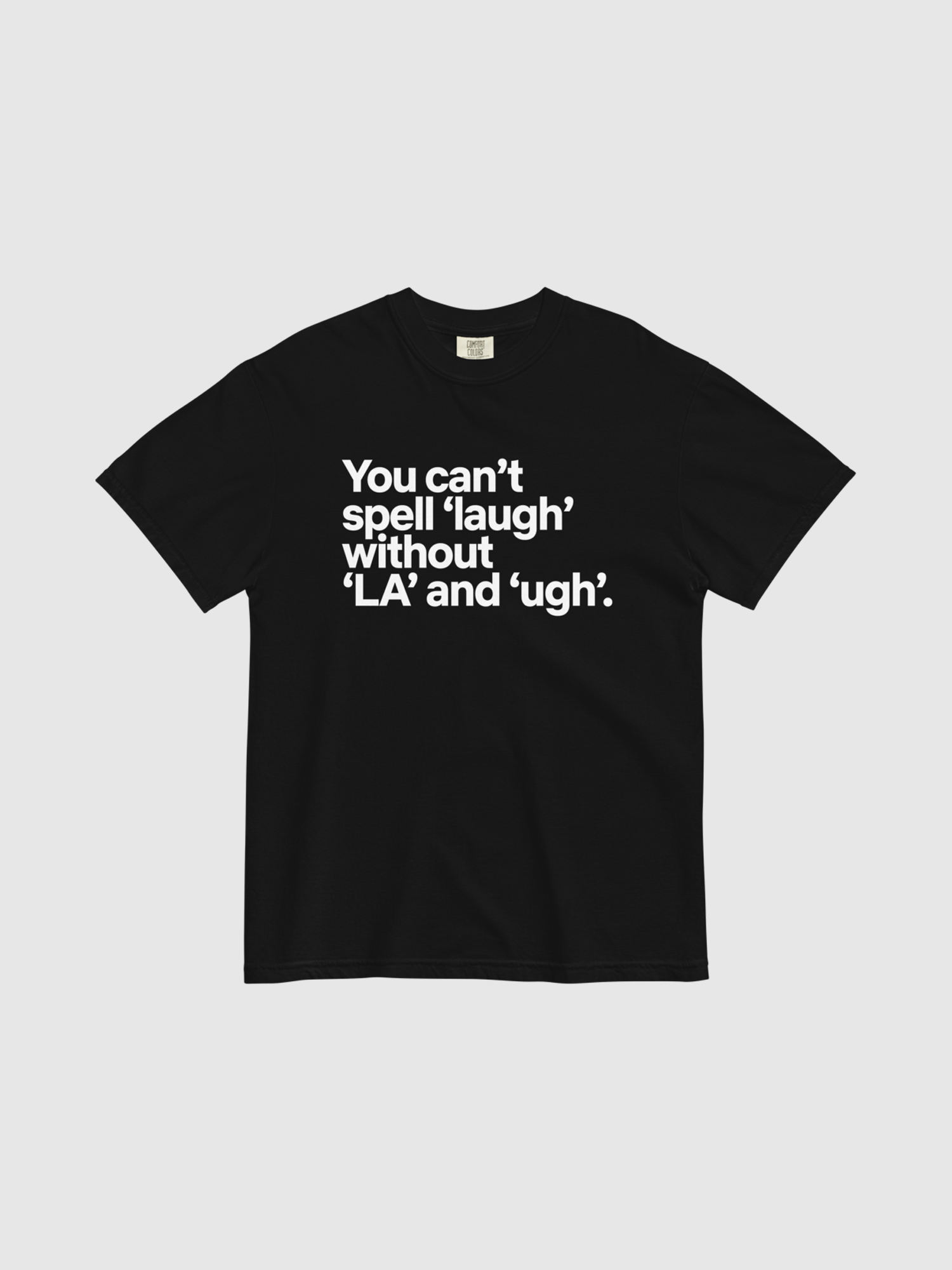 Netflix is A Joke Unisex Heavyweight T-Shirt [Black]