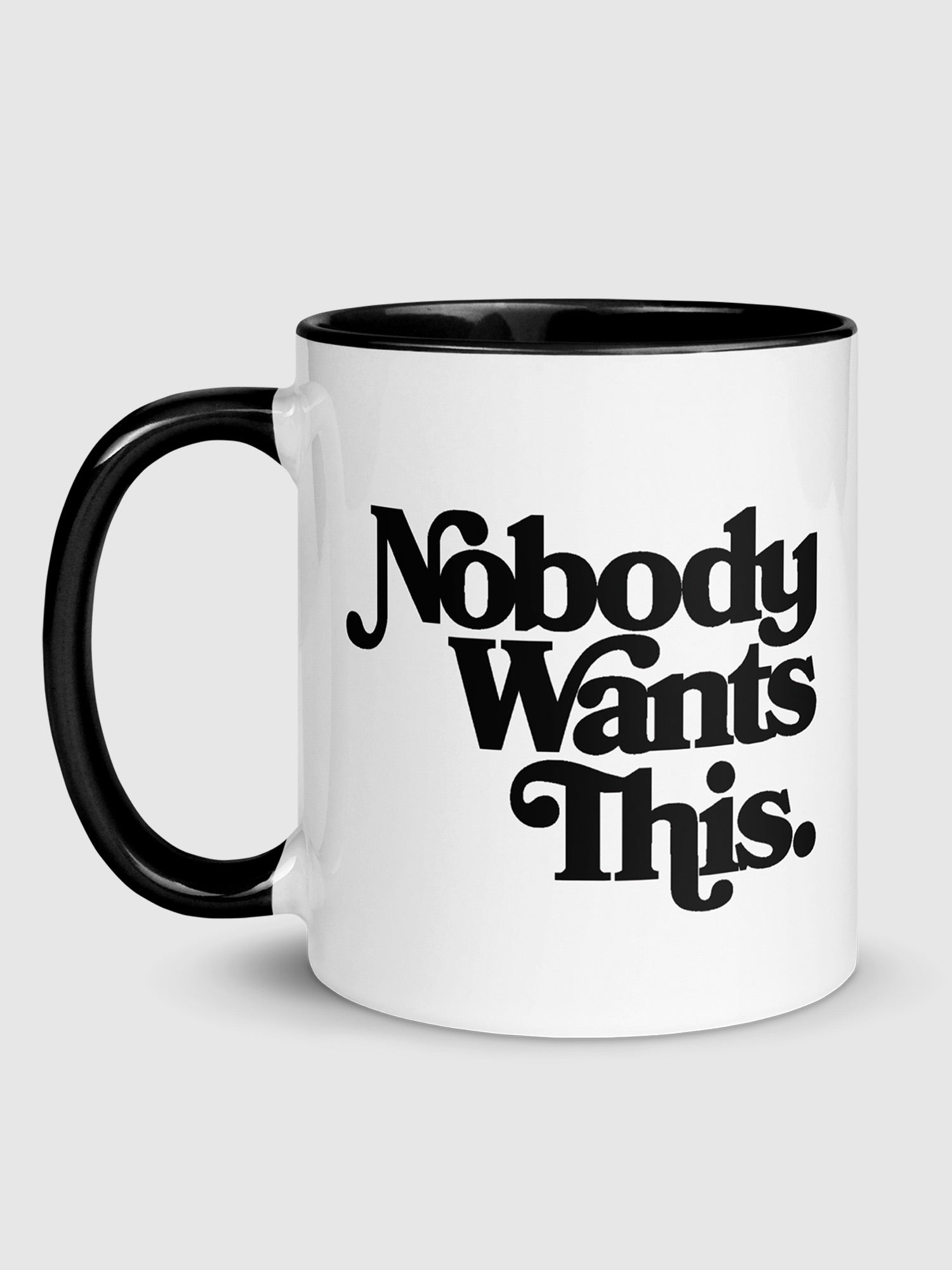 Nobody Wants This Logo Two-tone Mug