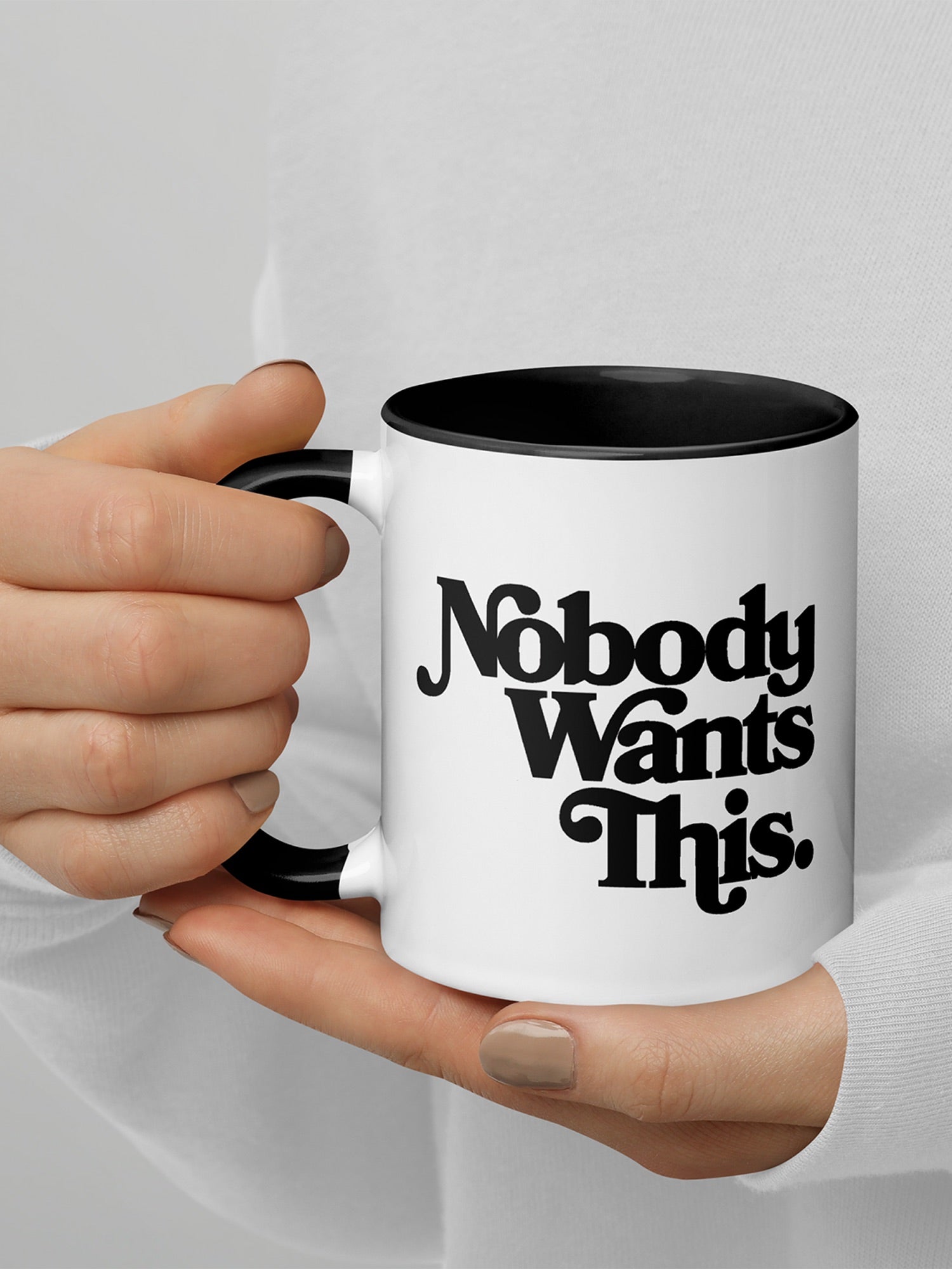 Nobody Wants This Logo Two-tone Mug