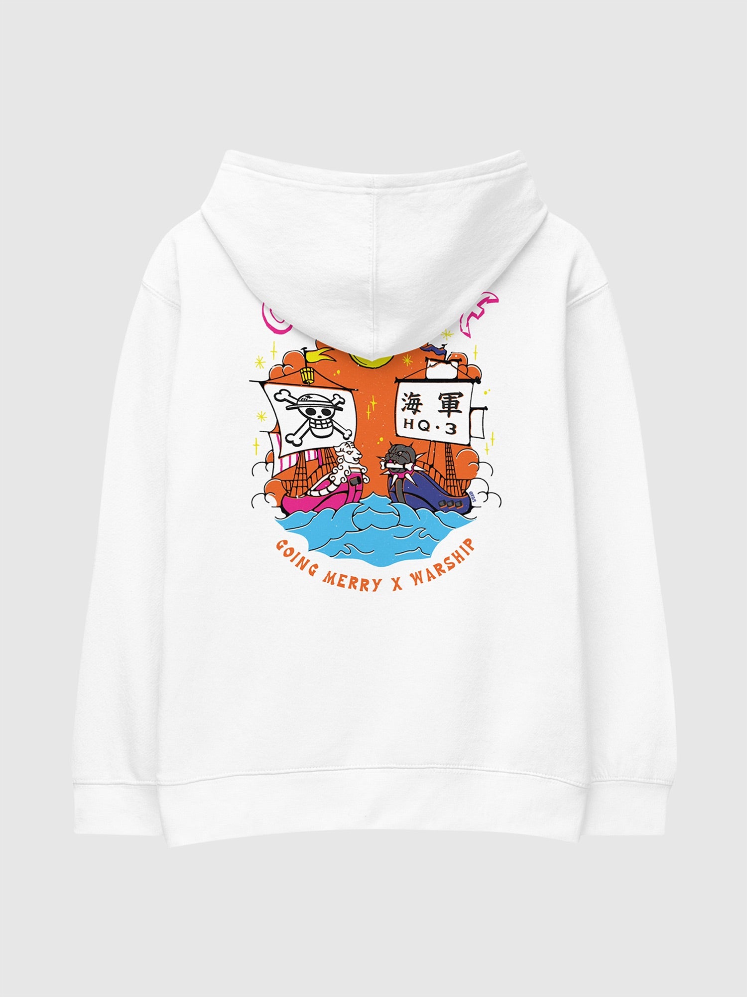 One Piece Going Merry x Warship Kids Hoodie