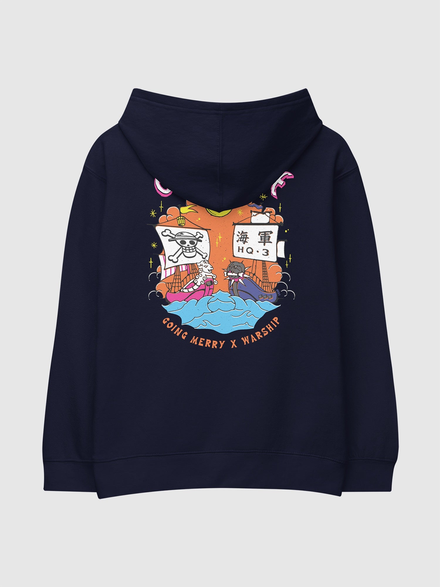 One Piece Going Merry x Warship Kids Hoodie