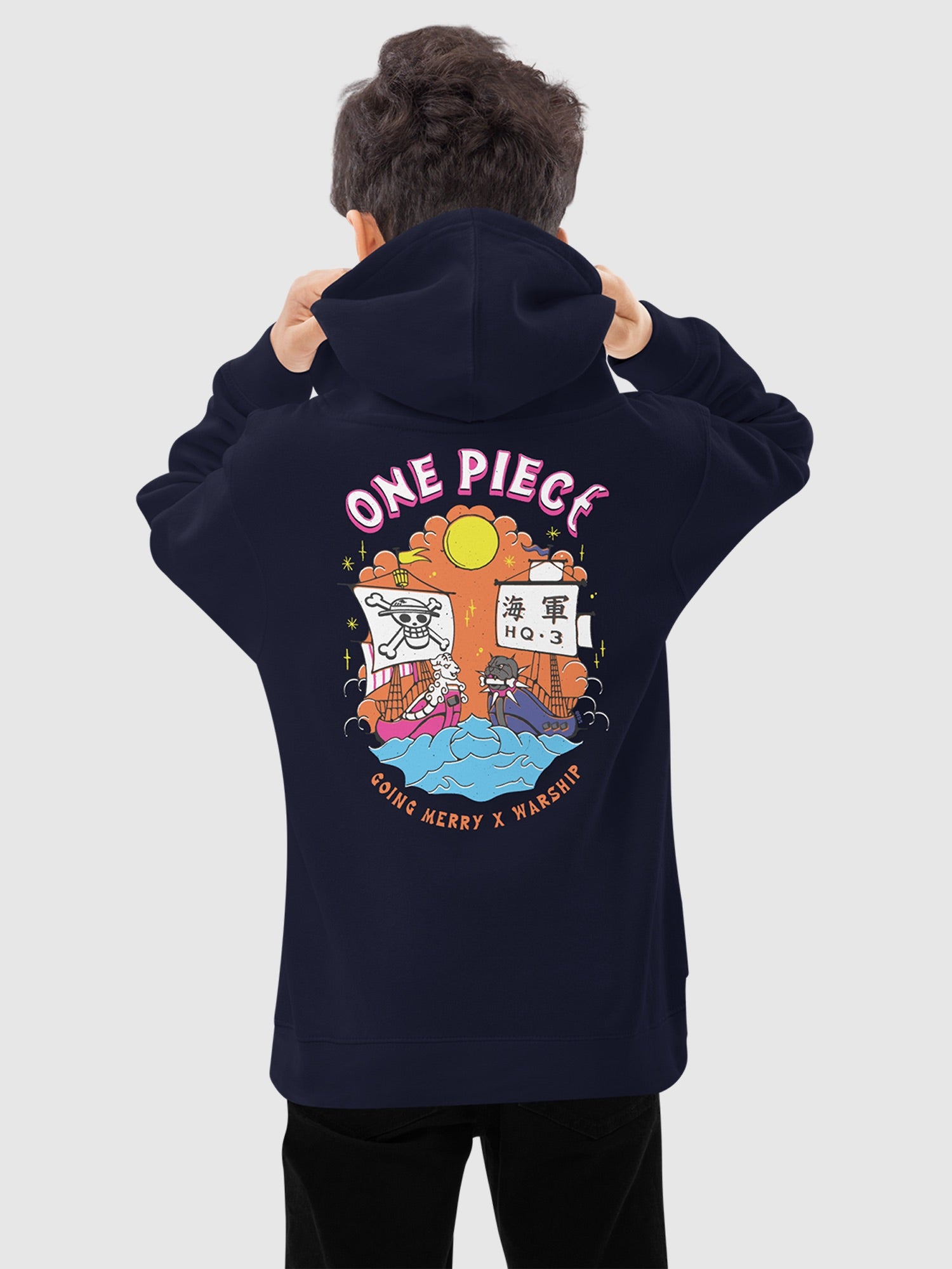 One Piece Going Merry x Warship Kids Hoodie