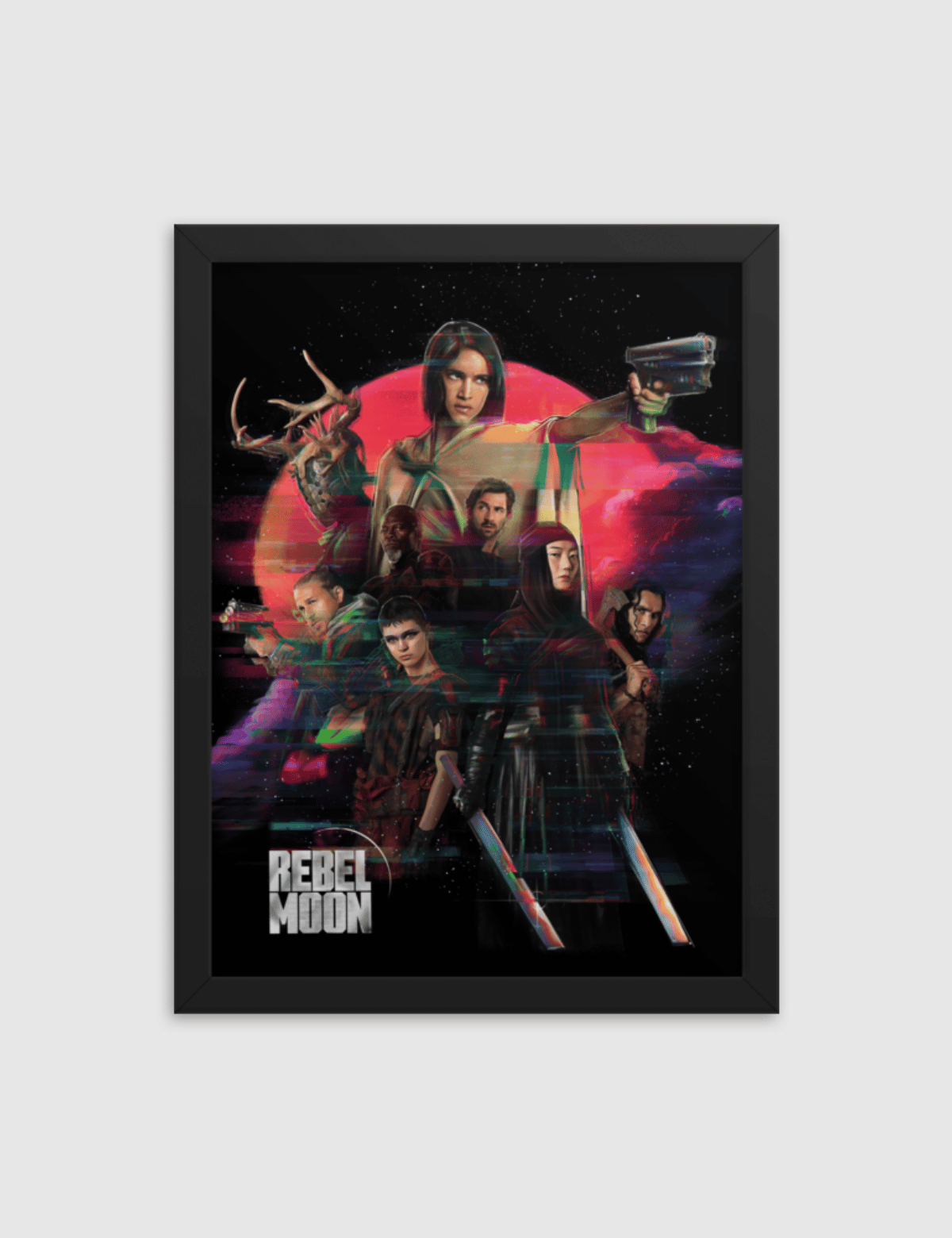 Rebel Moon Framed Poster [12"x16"]