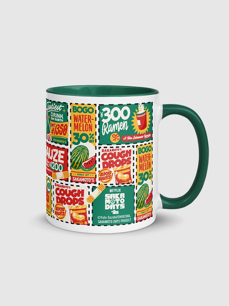 Sakamoto Days Coupons Two-Tone Mug