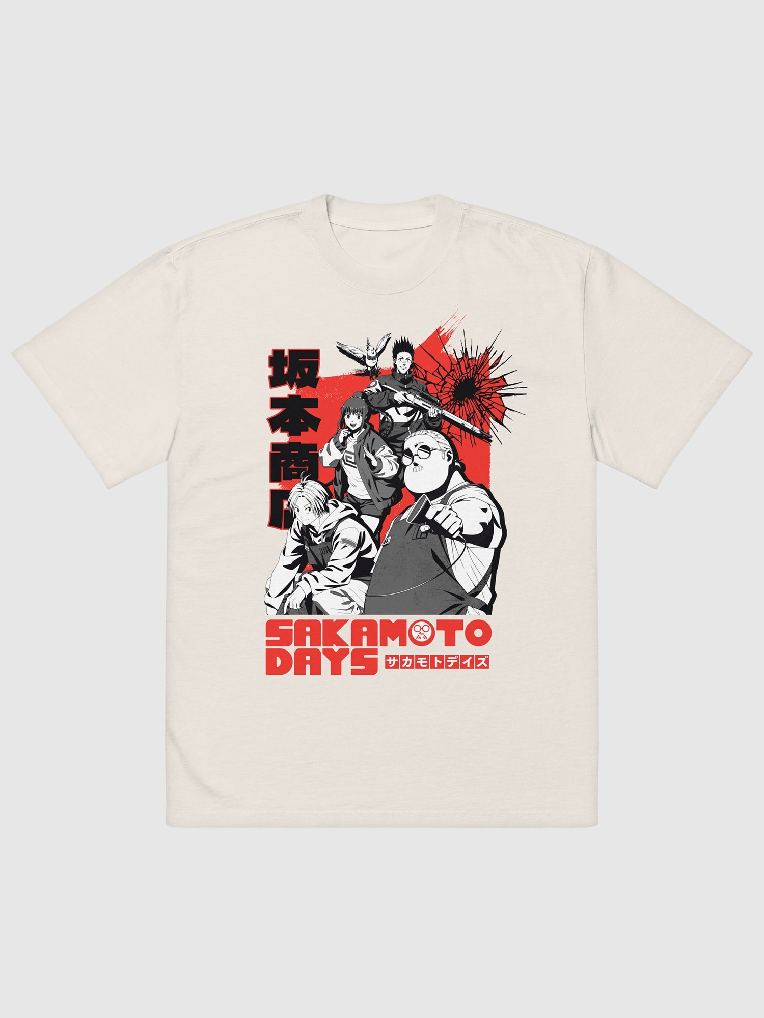 Sakamoto Days Group Oversized T-Shirt