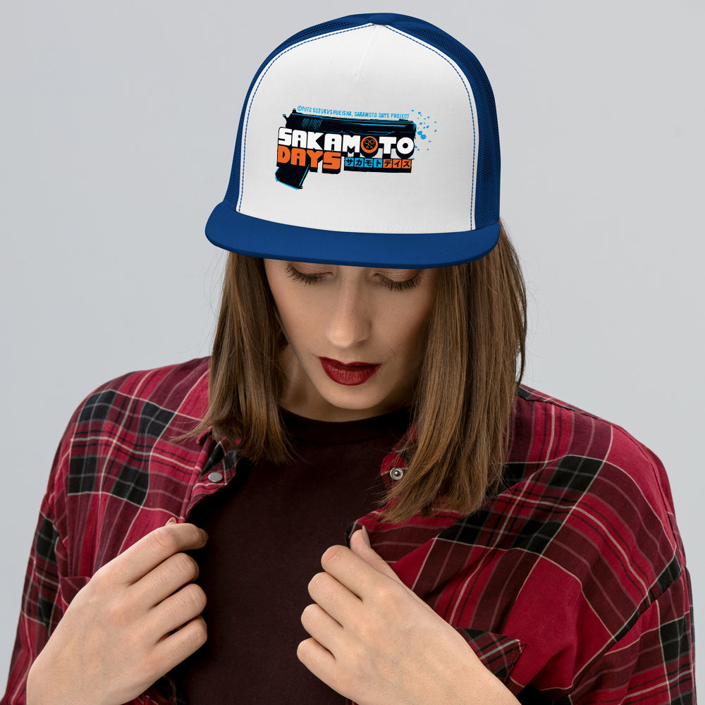 Sakamoto Days Logo Trucker Hat