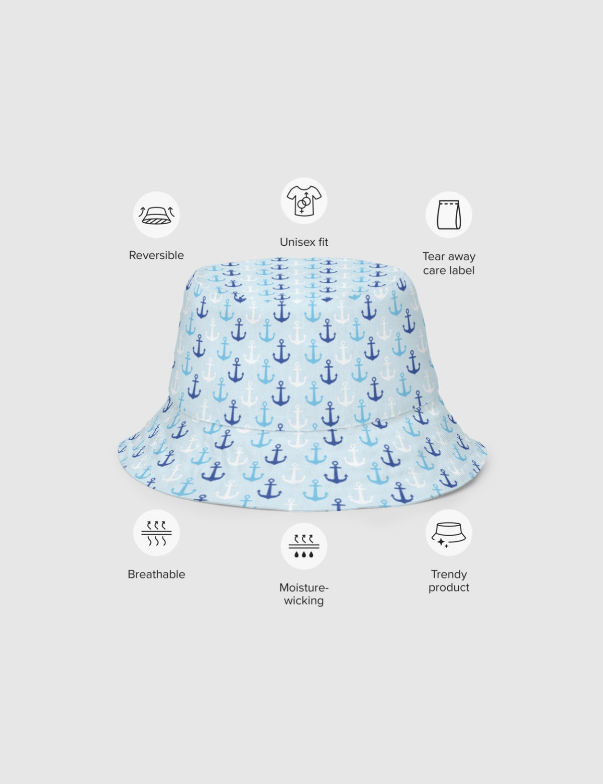 Scoops Ahoy Reversible Bucket Hat