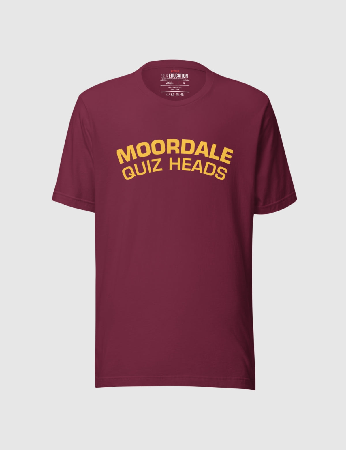 Sex Education Moordale Unisex T-Shirt [Maroon]