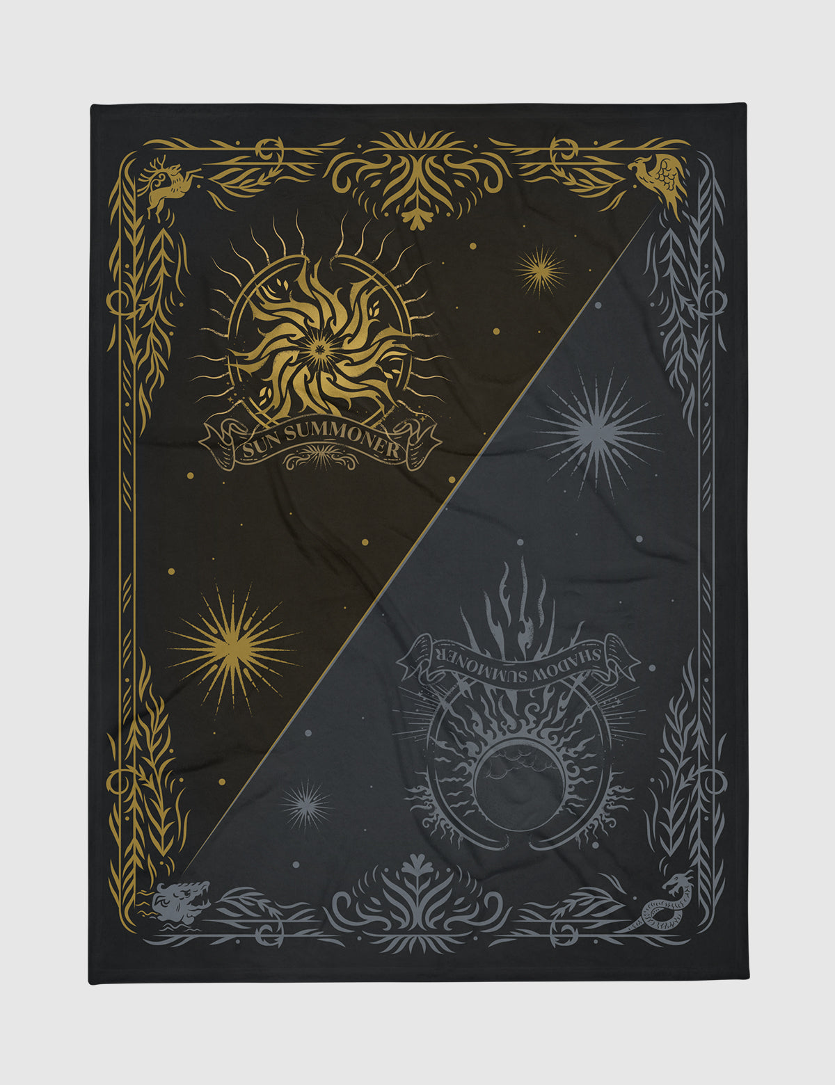 Shadow and Bone Sun and Shadow Summoner Throw Blanket