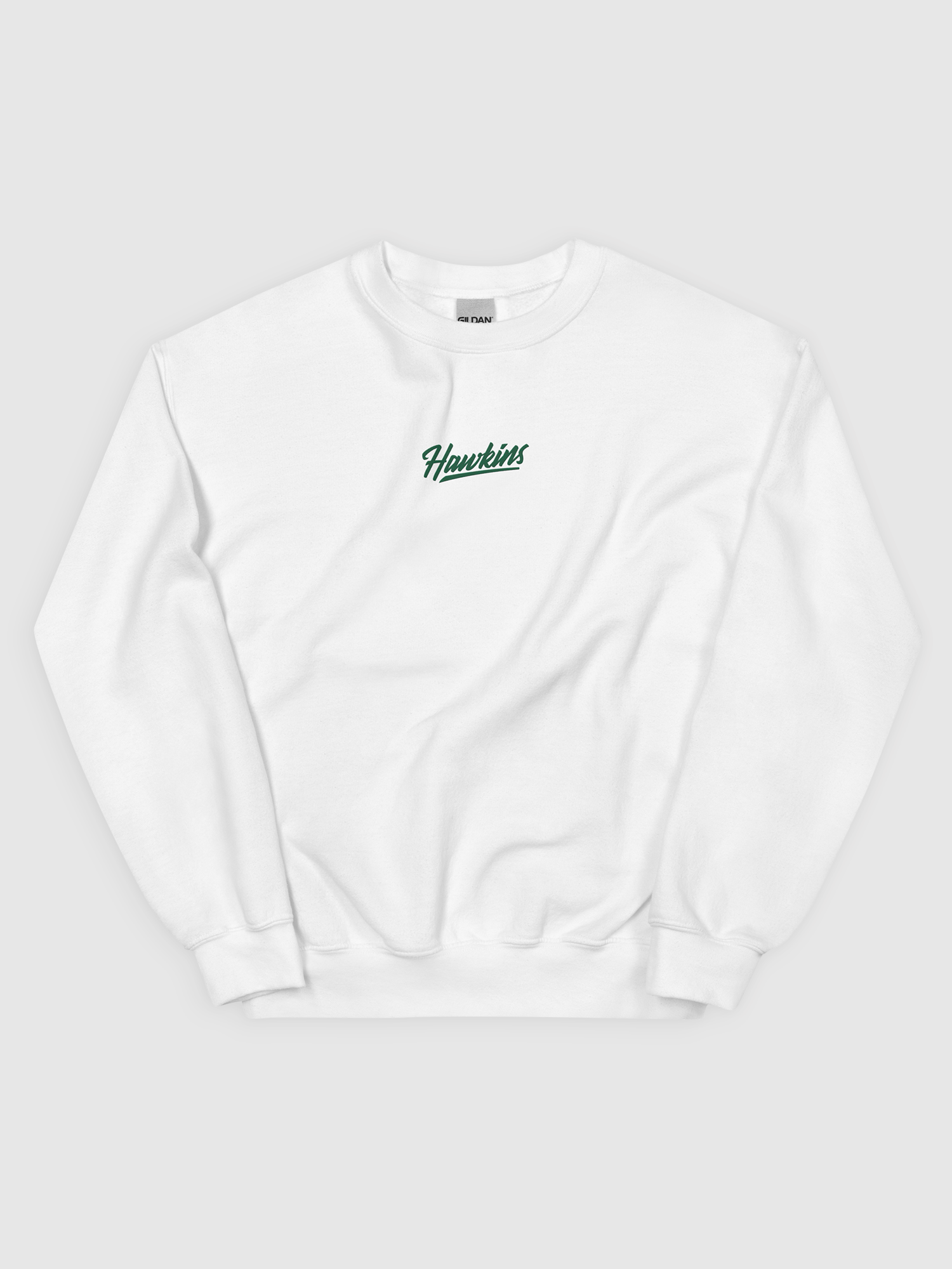 Stranger Things Hawkins Embroiderwd Crewneck Sweatshirt