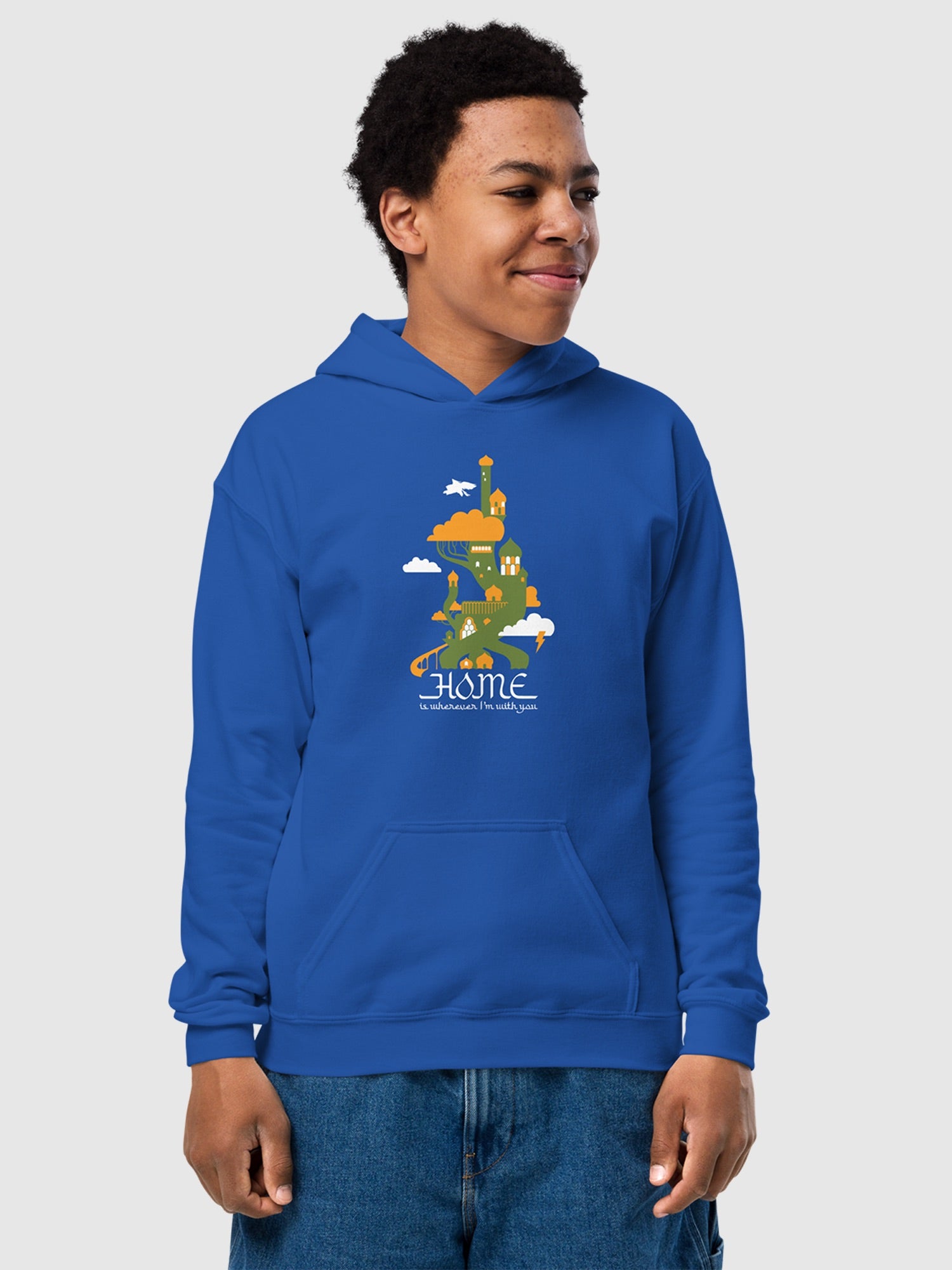 Spellbound Home is Wherever I'm with You Kid's Hoodie