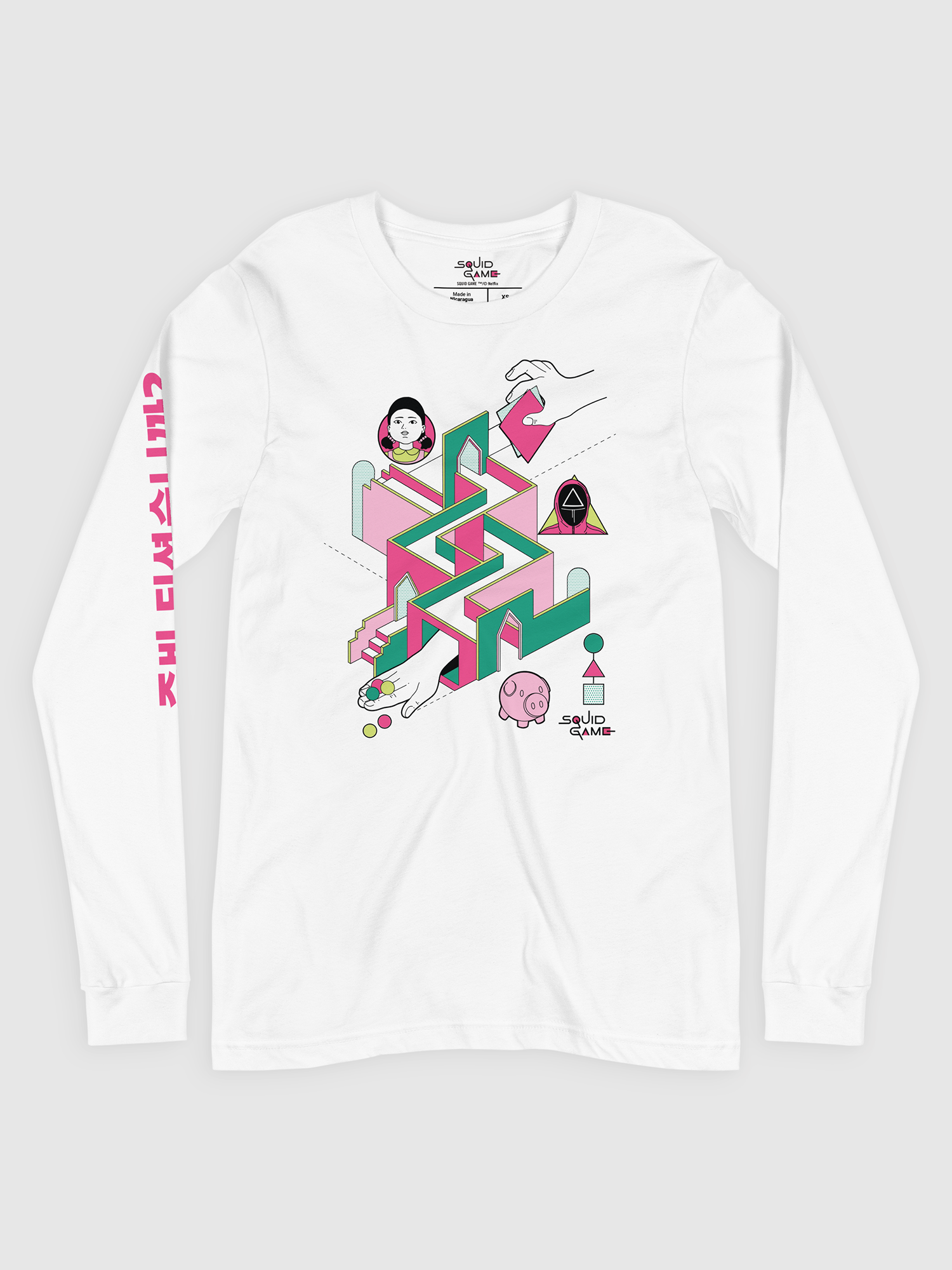 Squid Game Marbles Long Sleeve Shirt