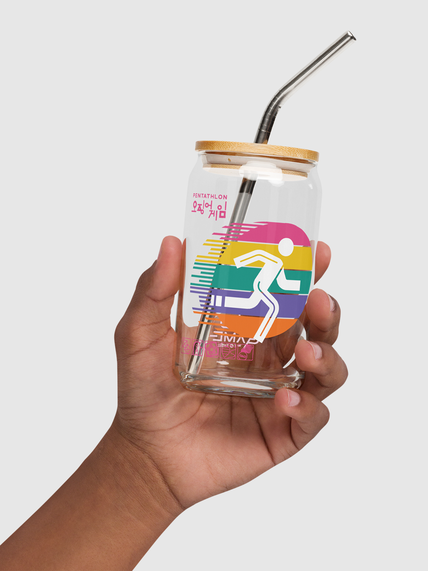 Squid Game Pentathlon Can-Shaped Glass