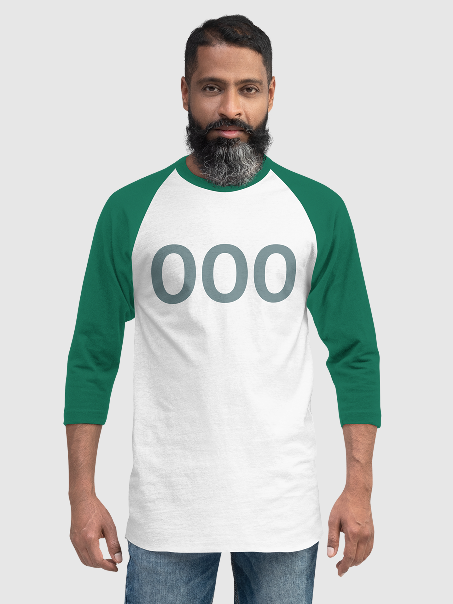 Squid Game Personalized Number Raglan Shirt