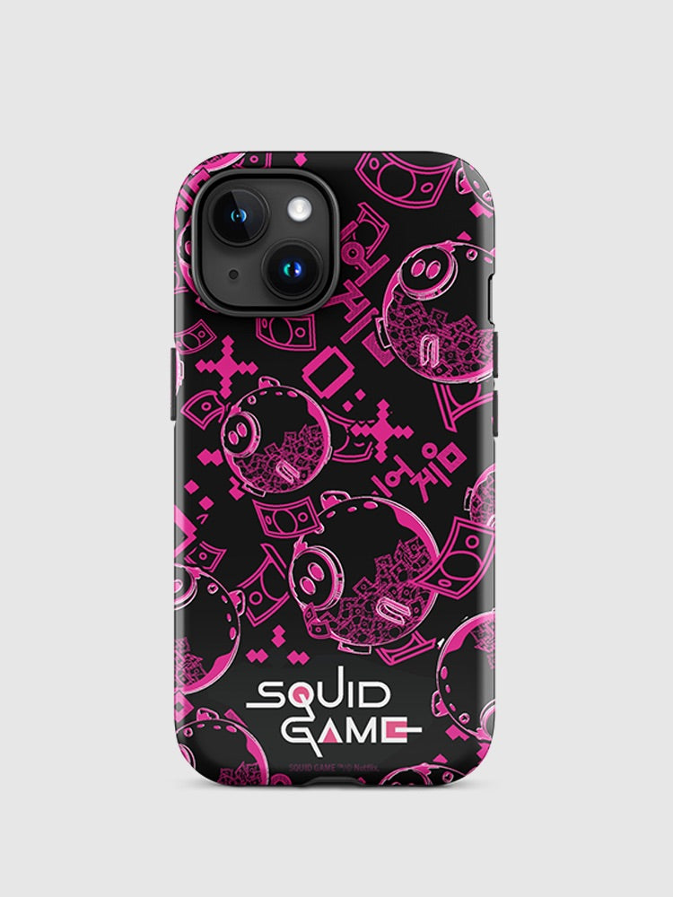 Squid Game Piggybank Pattern iPhone Tough Case