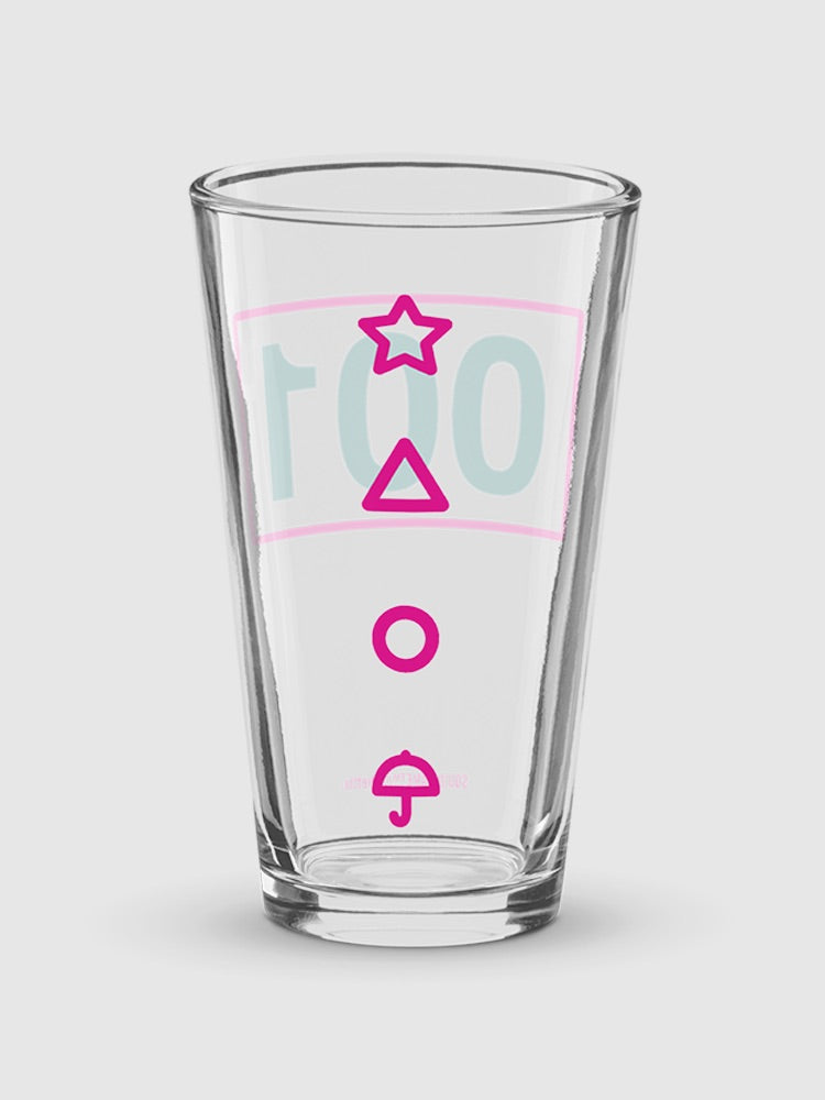 Squid Game Player 001 Pint Glass