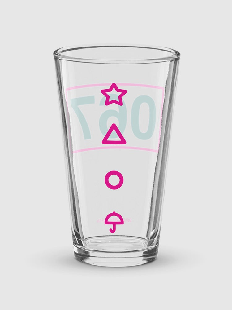 Squid Game Player 067 Pint Glass