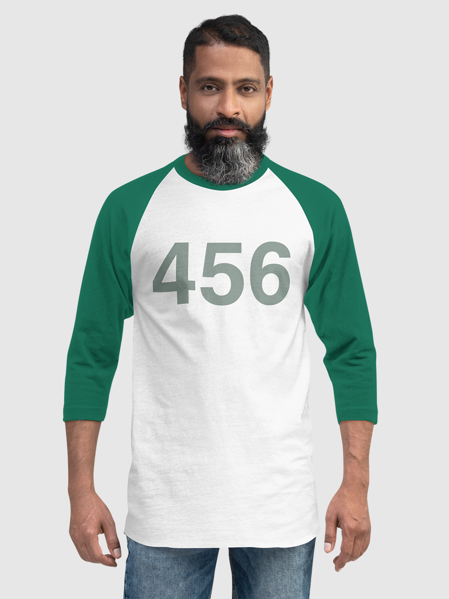 Squid Game Player 456 Raglan Shirt