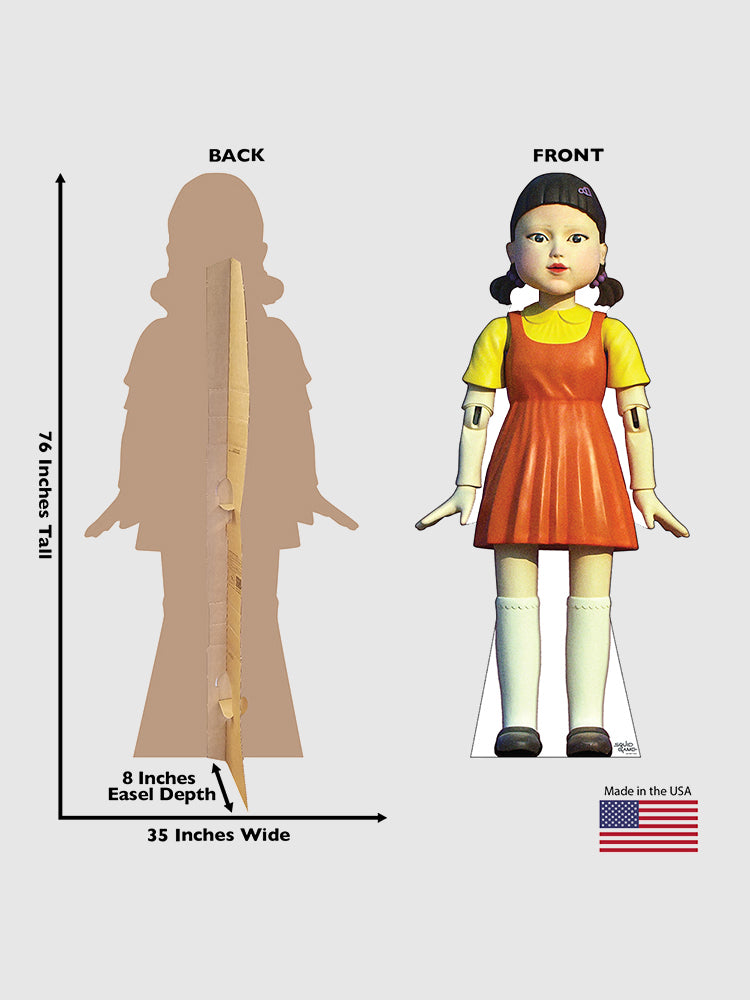Squid Game Young-Hee Doll Standee