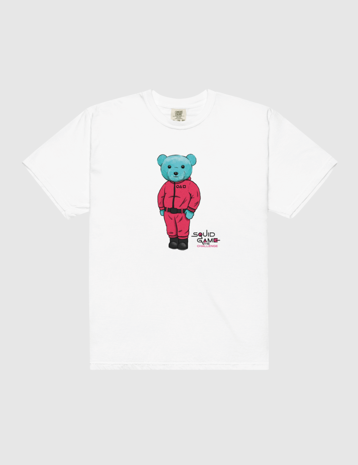 Squid Game: The Challenge Unisex Posing Teddy T-Shirt [White]