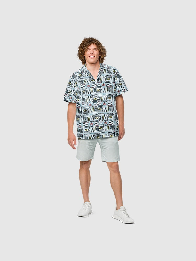 Stranger Things Argyle Button Up Shirt