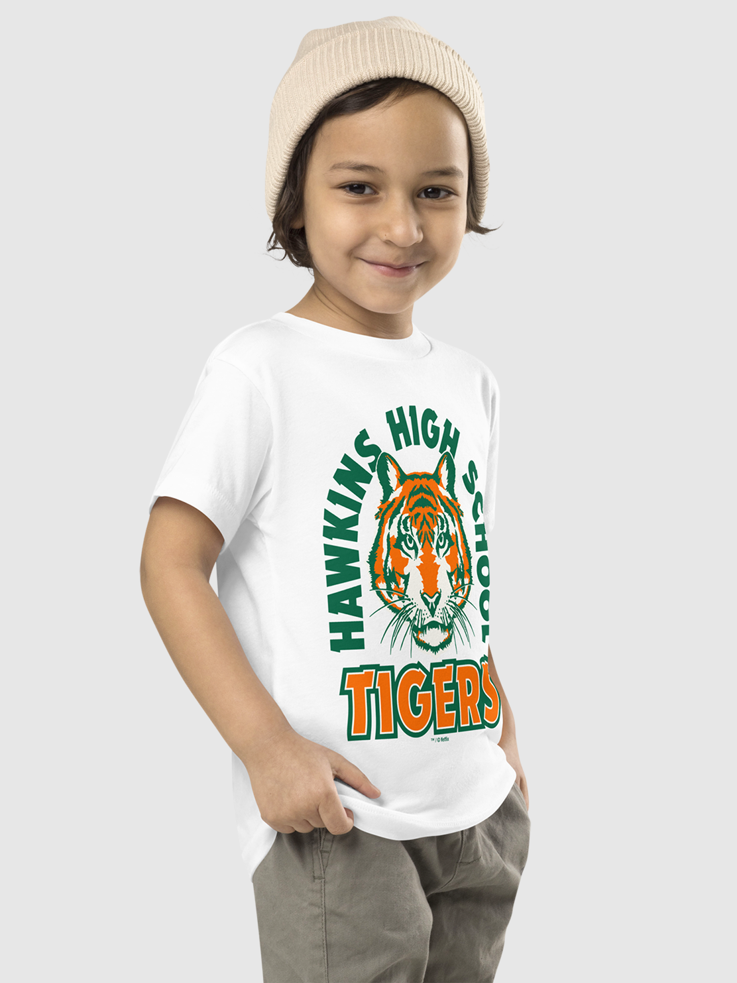 Stranger Things Hawkins Tigers Toddler T-Shirt