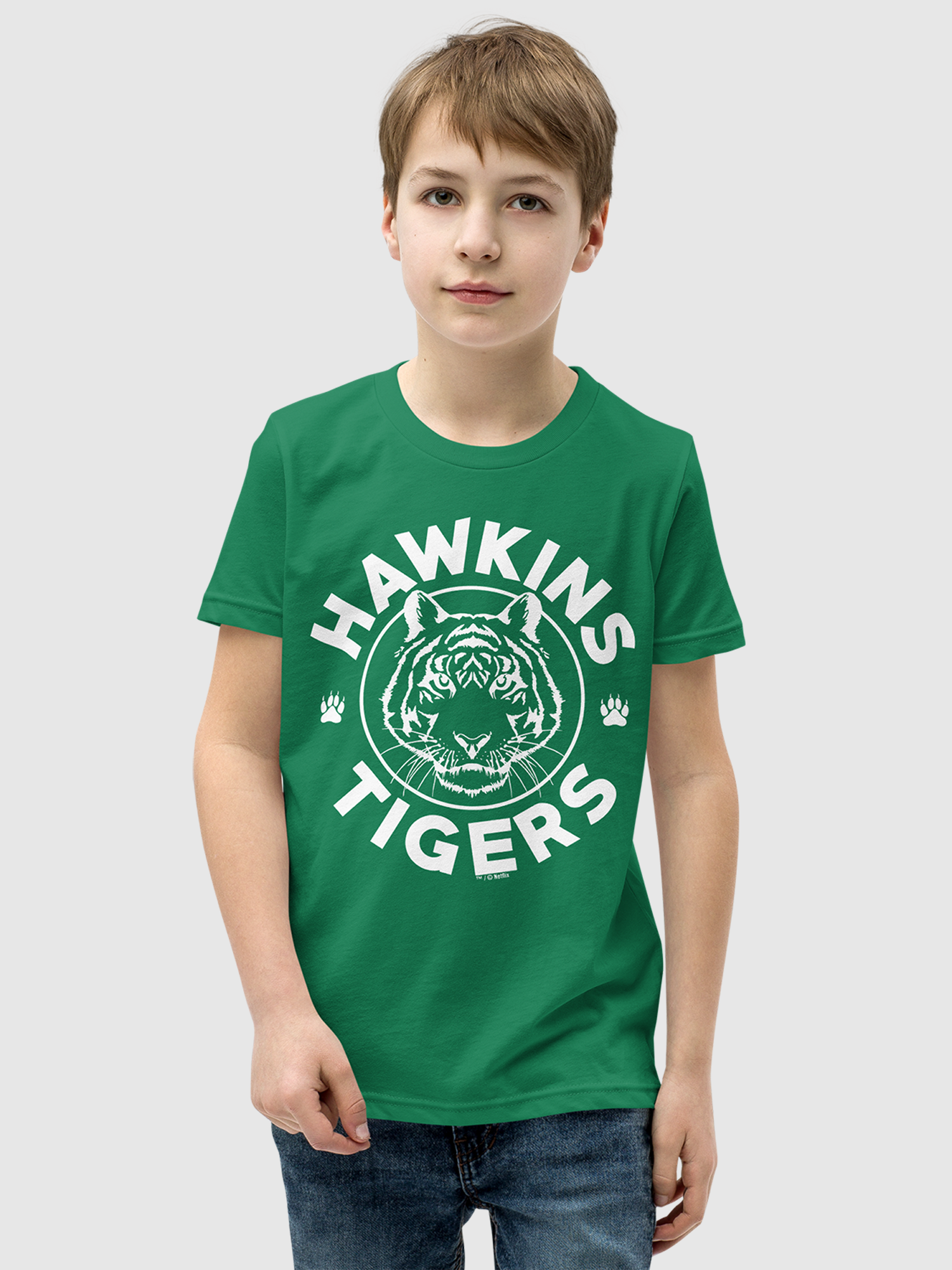 Stranger Things Hawkins Tigers Youth T-Shirt